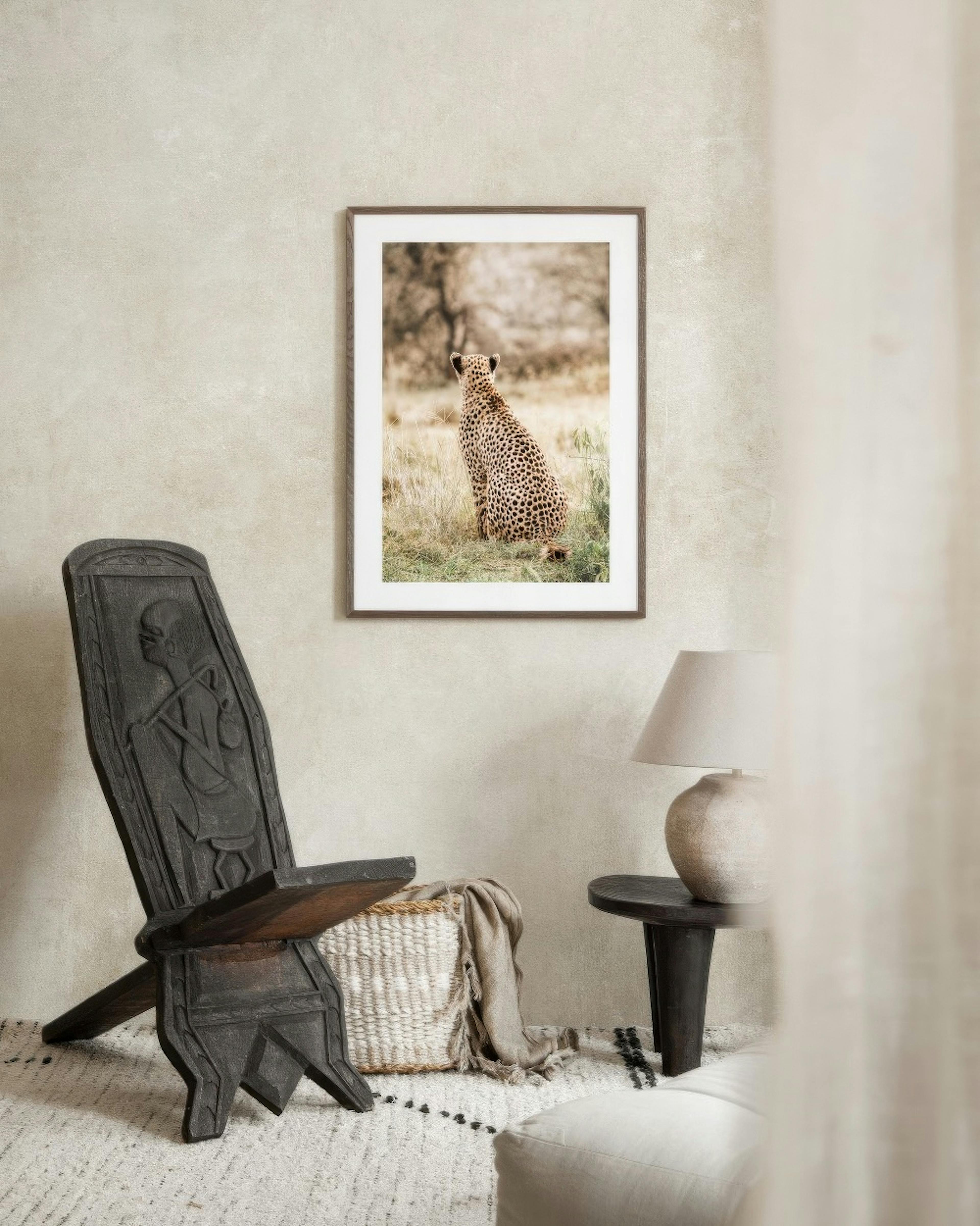 Cheetah at Peace​ Poster