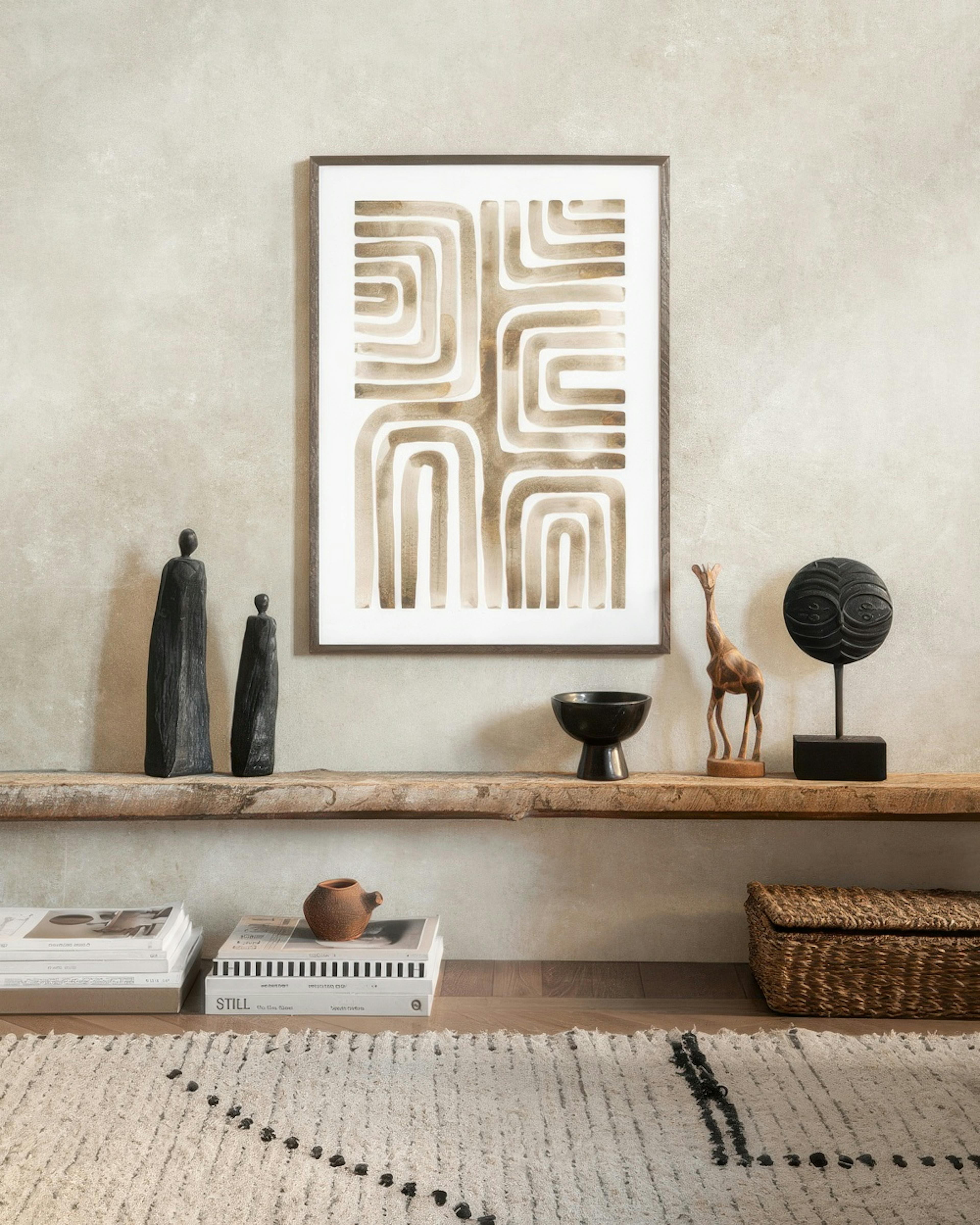 Earthy Pattern No2 Poster