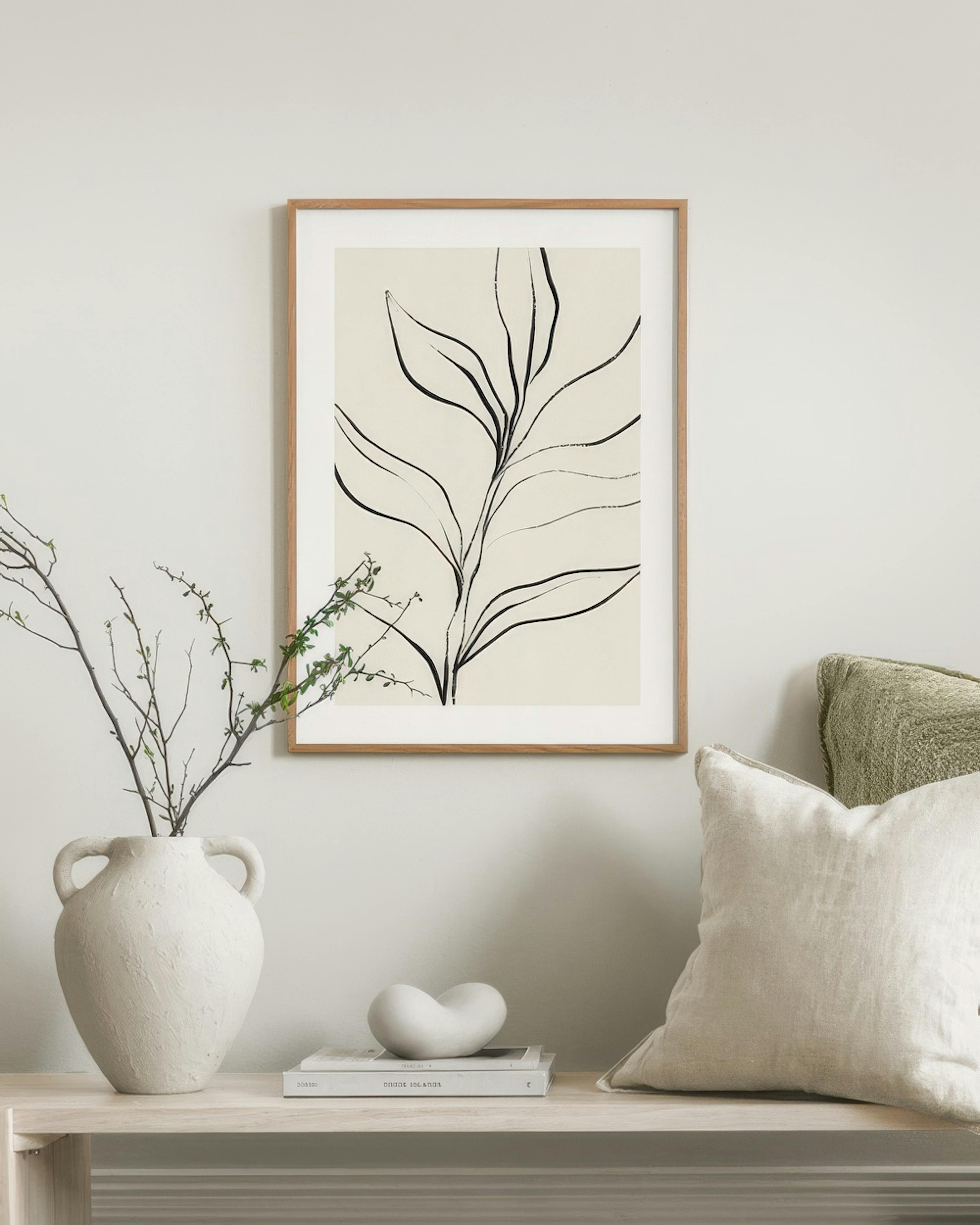 Botanical Lines Affiche
