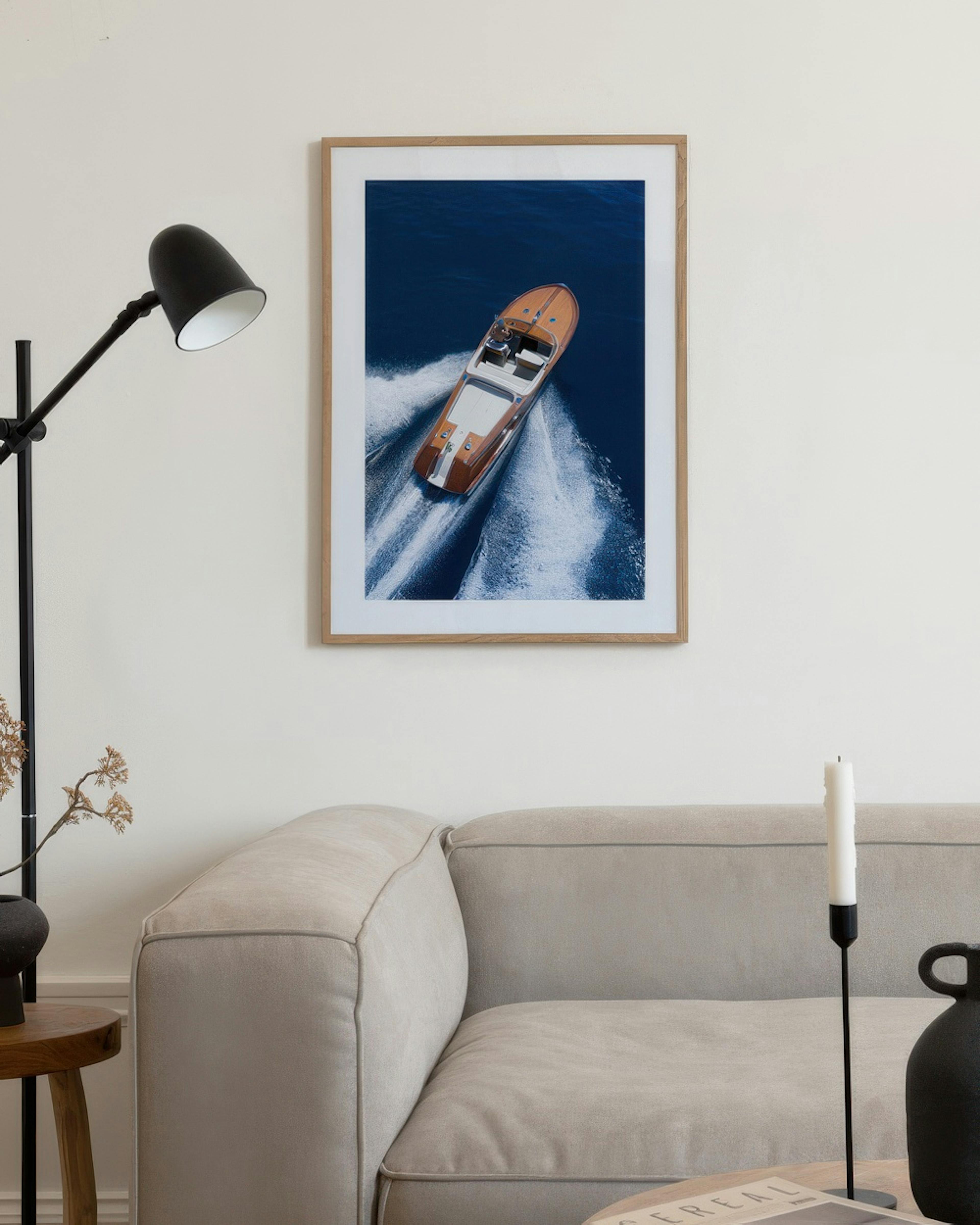 Wooden Boat Poster