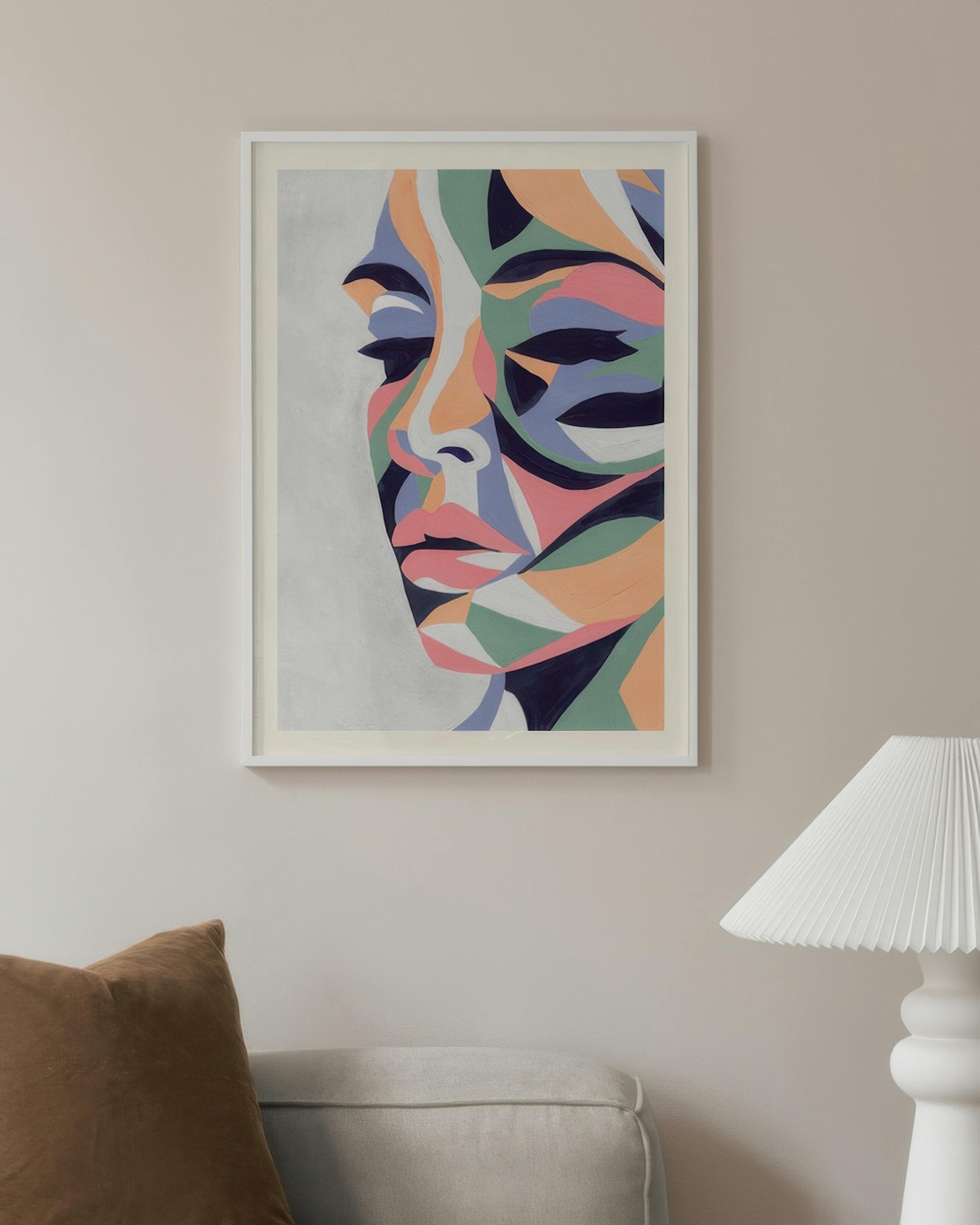 Colorful Portrait Acrylic Print