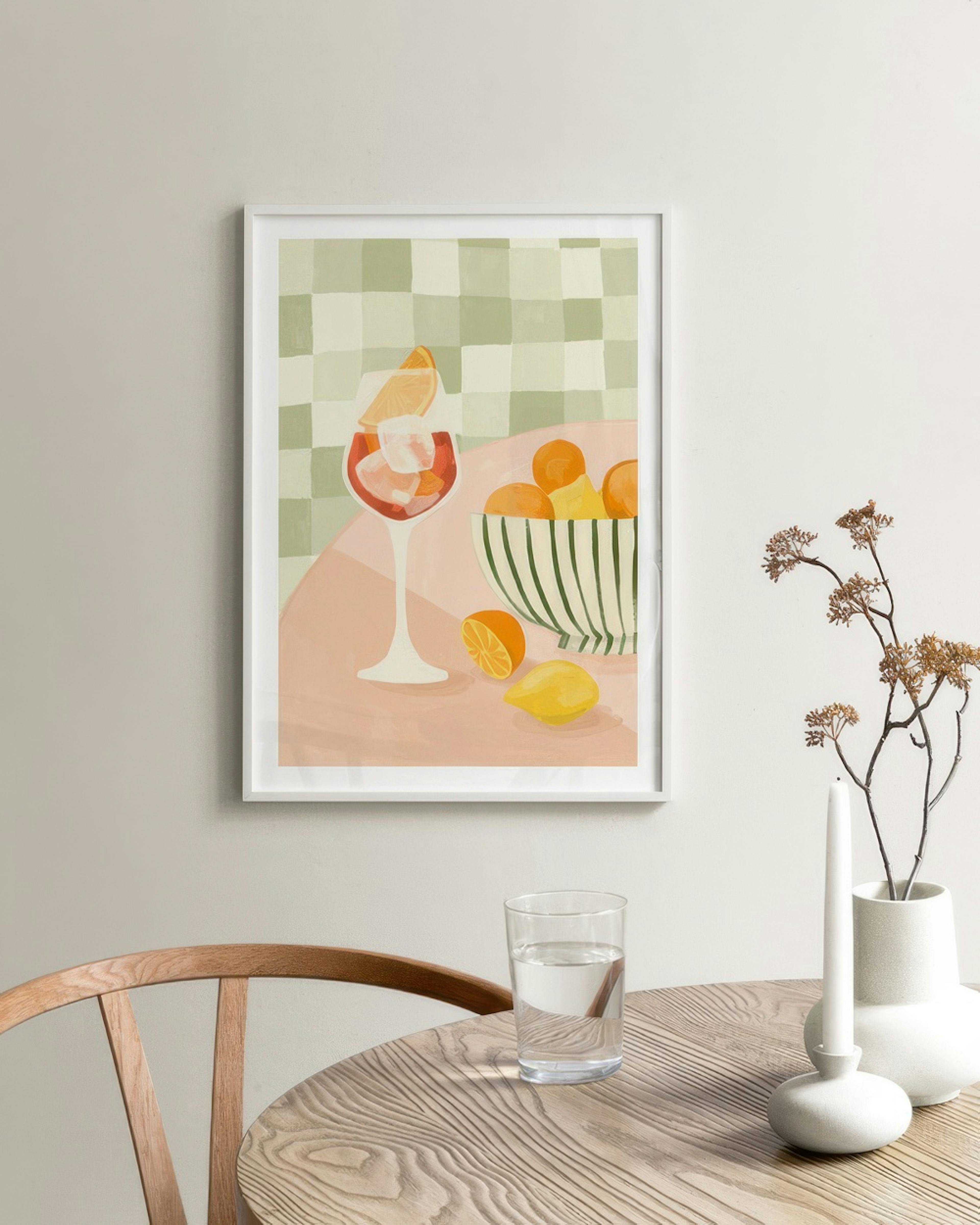 Citrus and Drinks Affiche