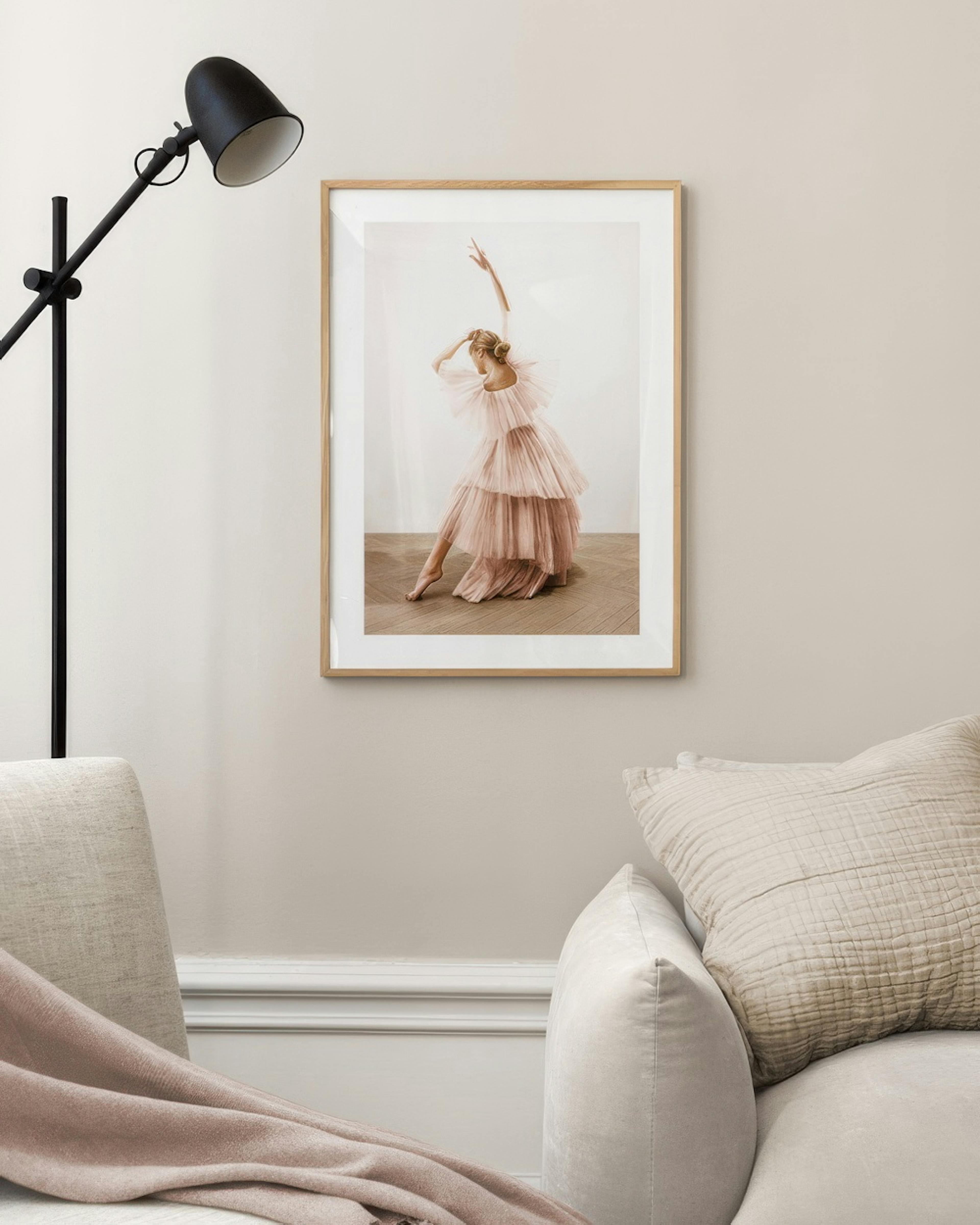 Pink Ballerina No1 Print