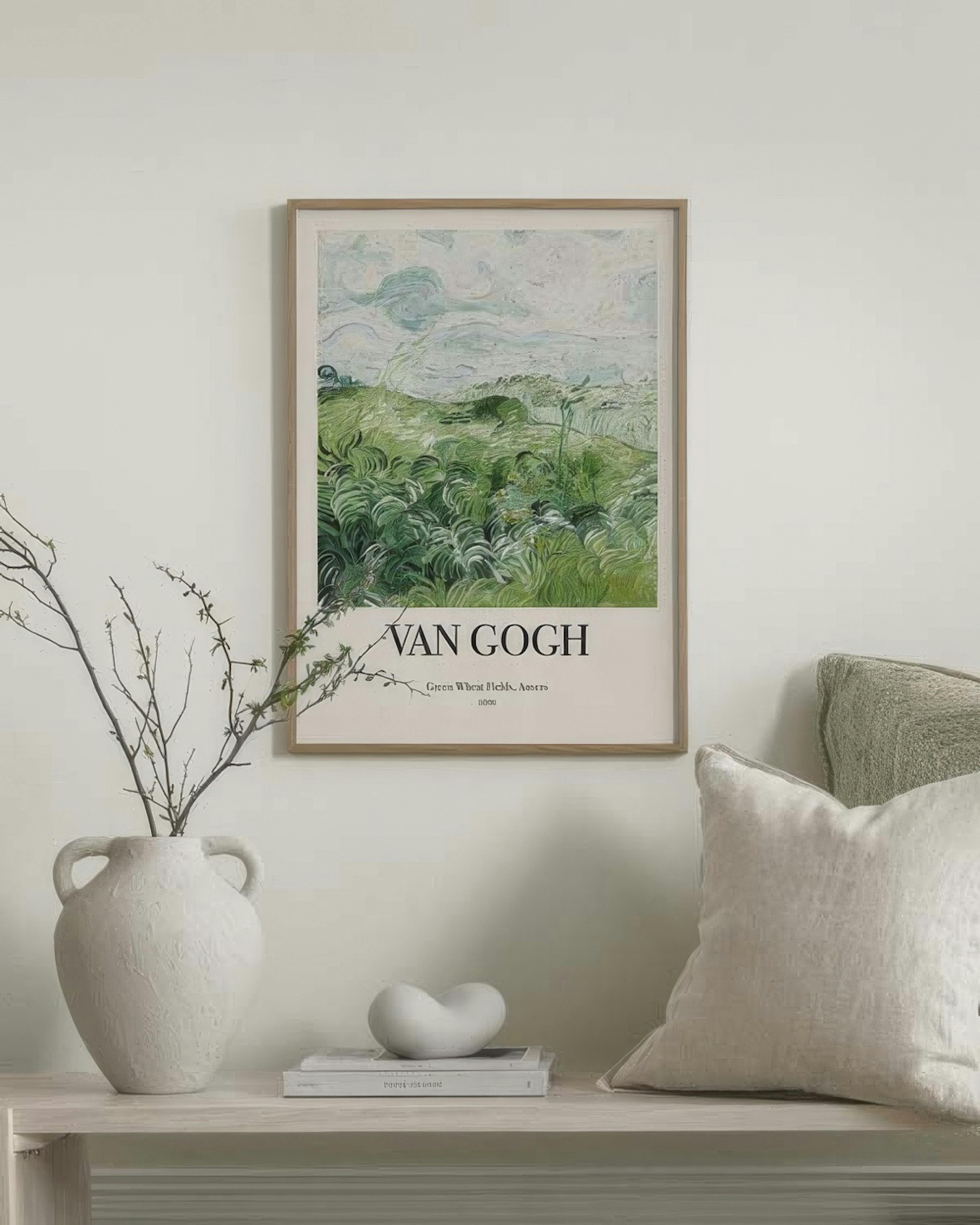 Van Gogh - Green Wheat Fields, Auvers No2 Poster