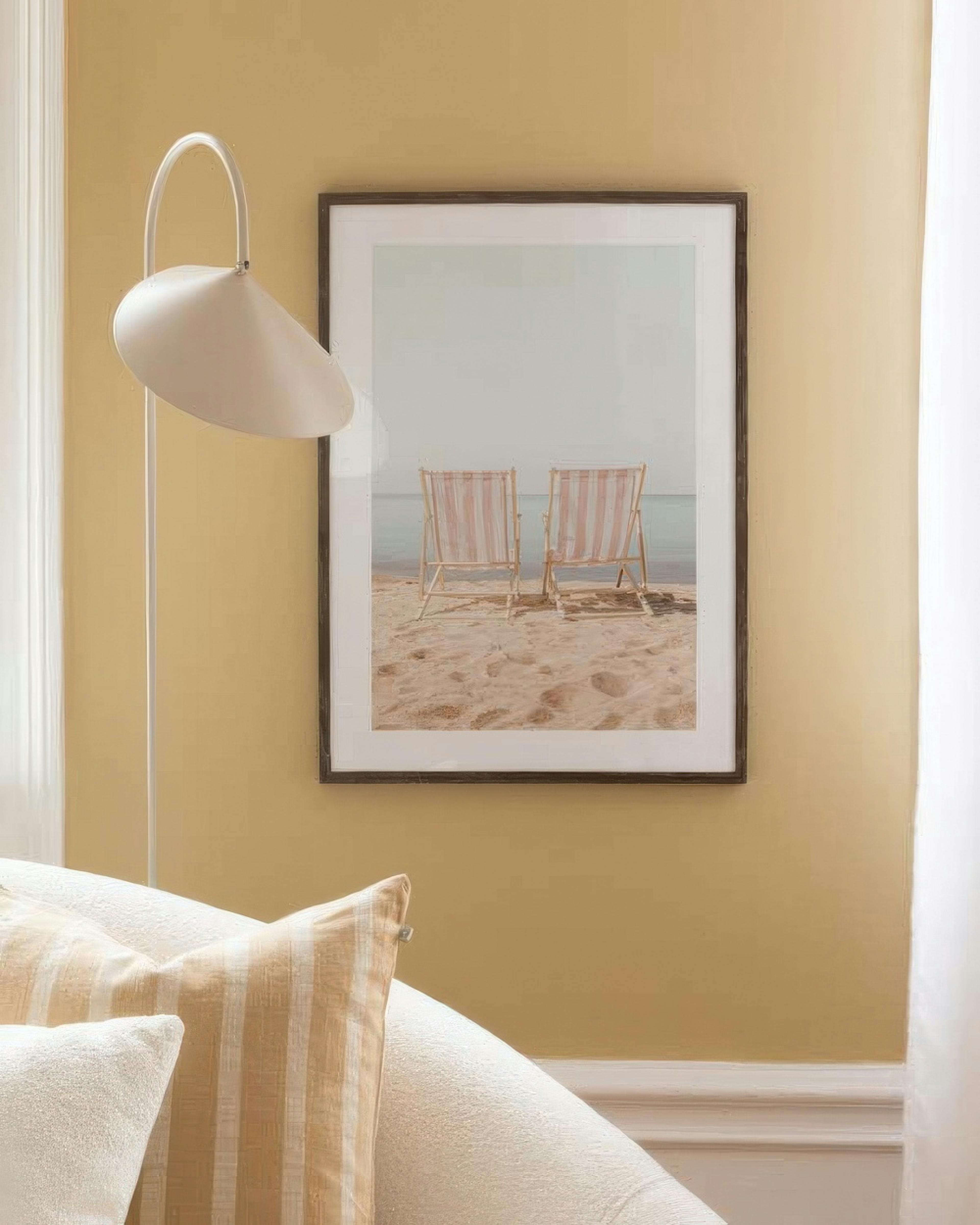 Pair of Sunbeds Poster
