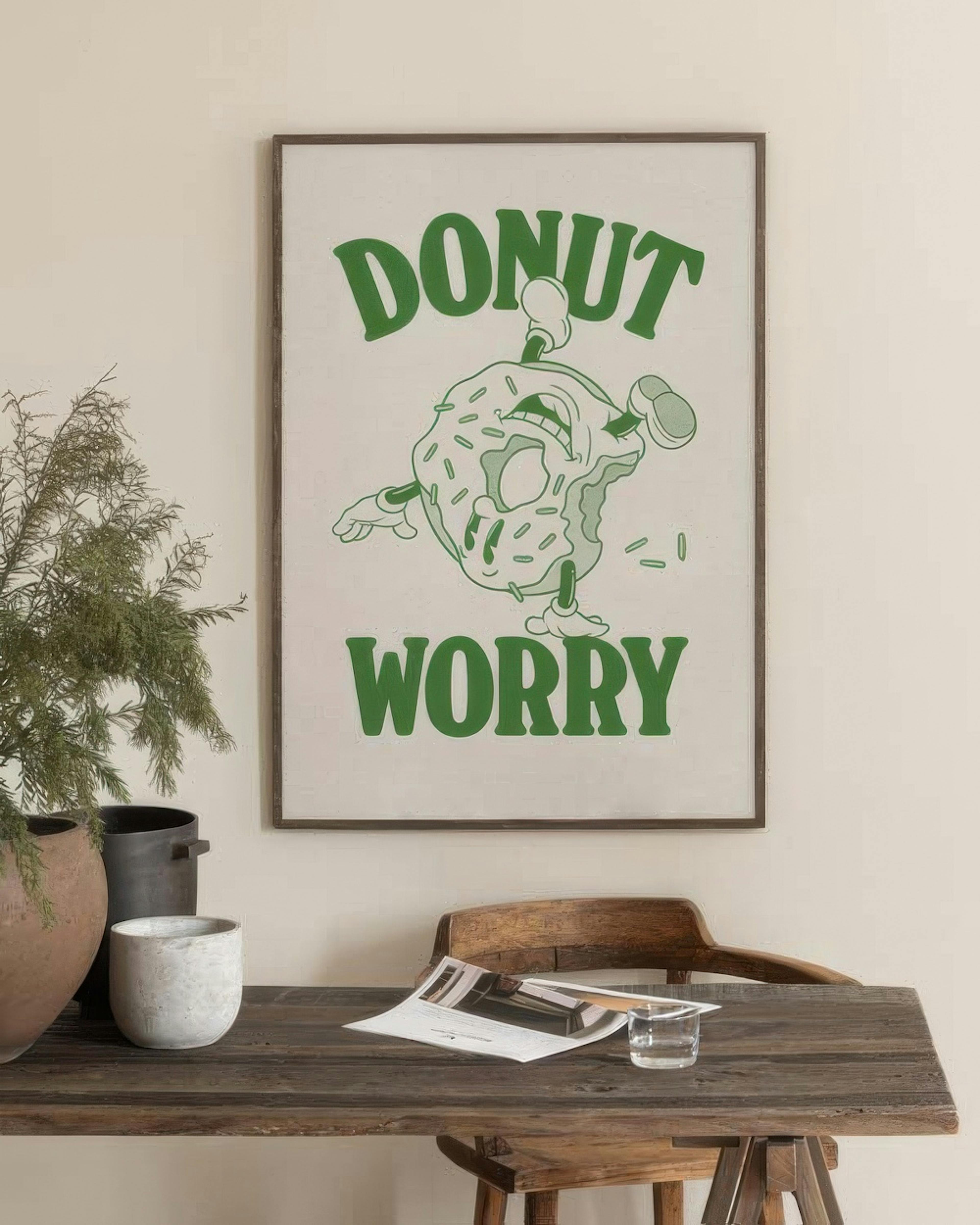Donut Worry Plakat