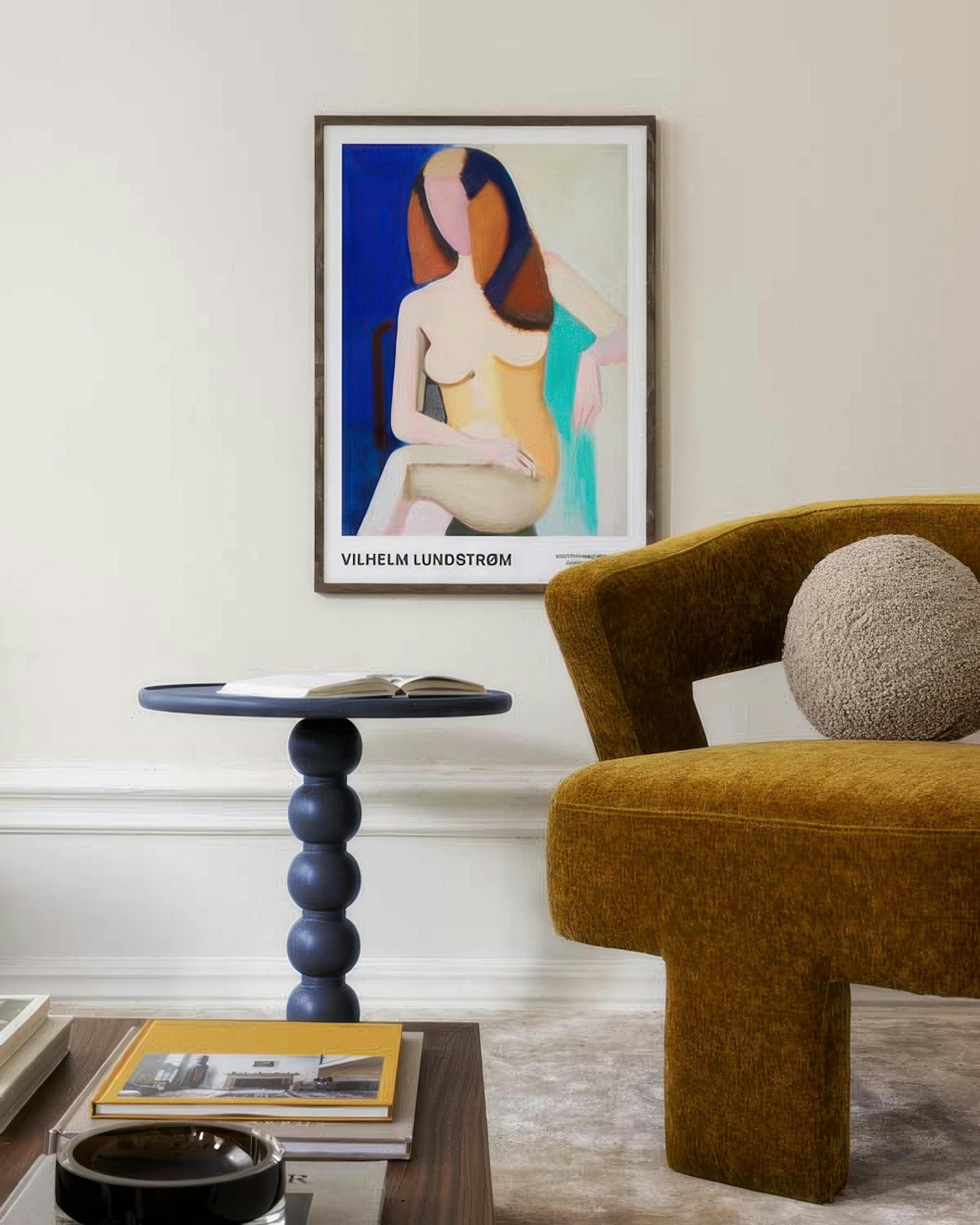 Vilhelm Lundstrøm - Seated Female Model Print