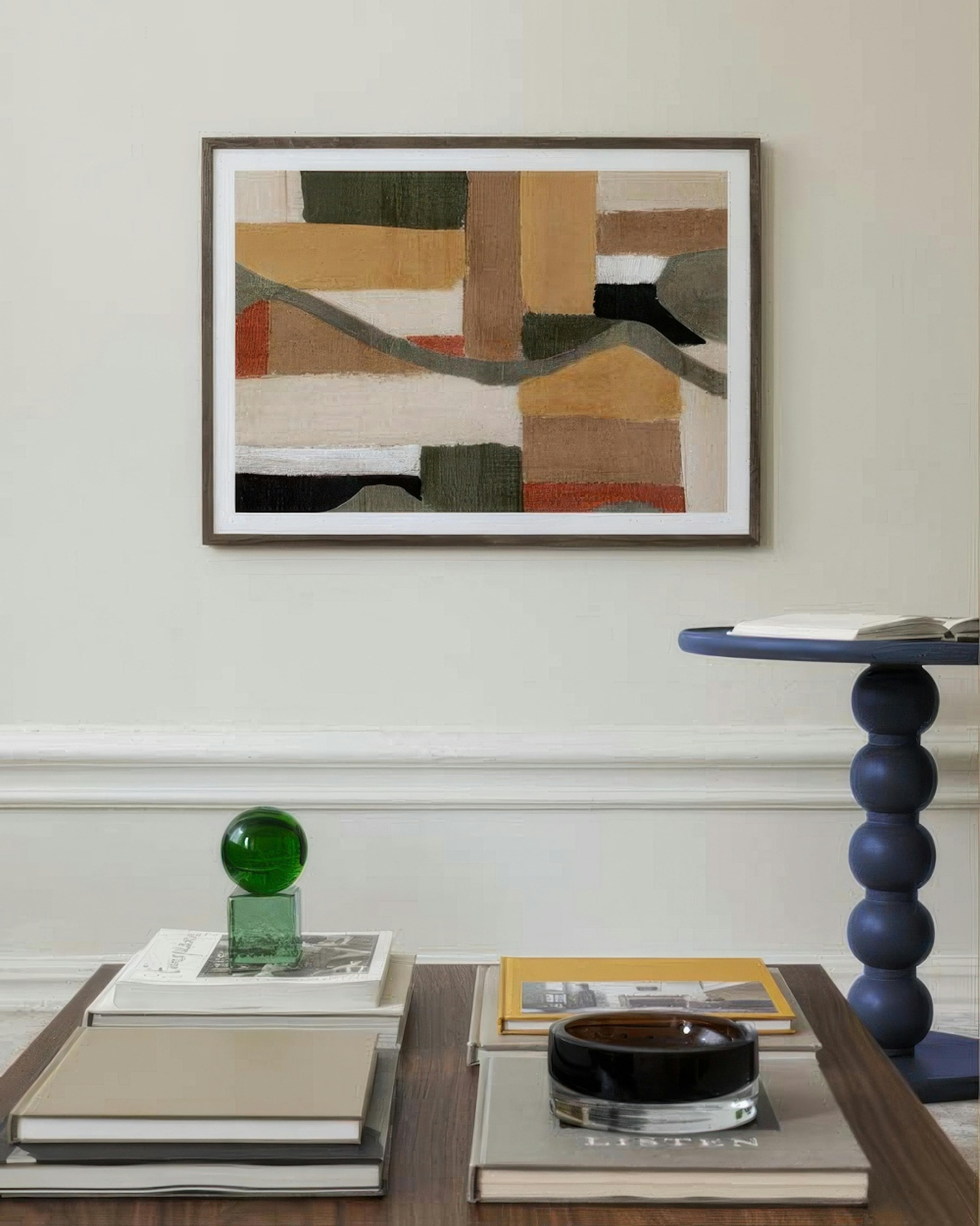Painted Shapes No2 Print