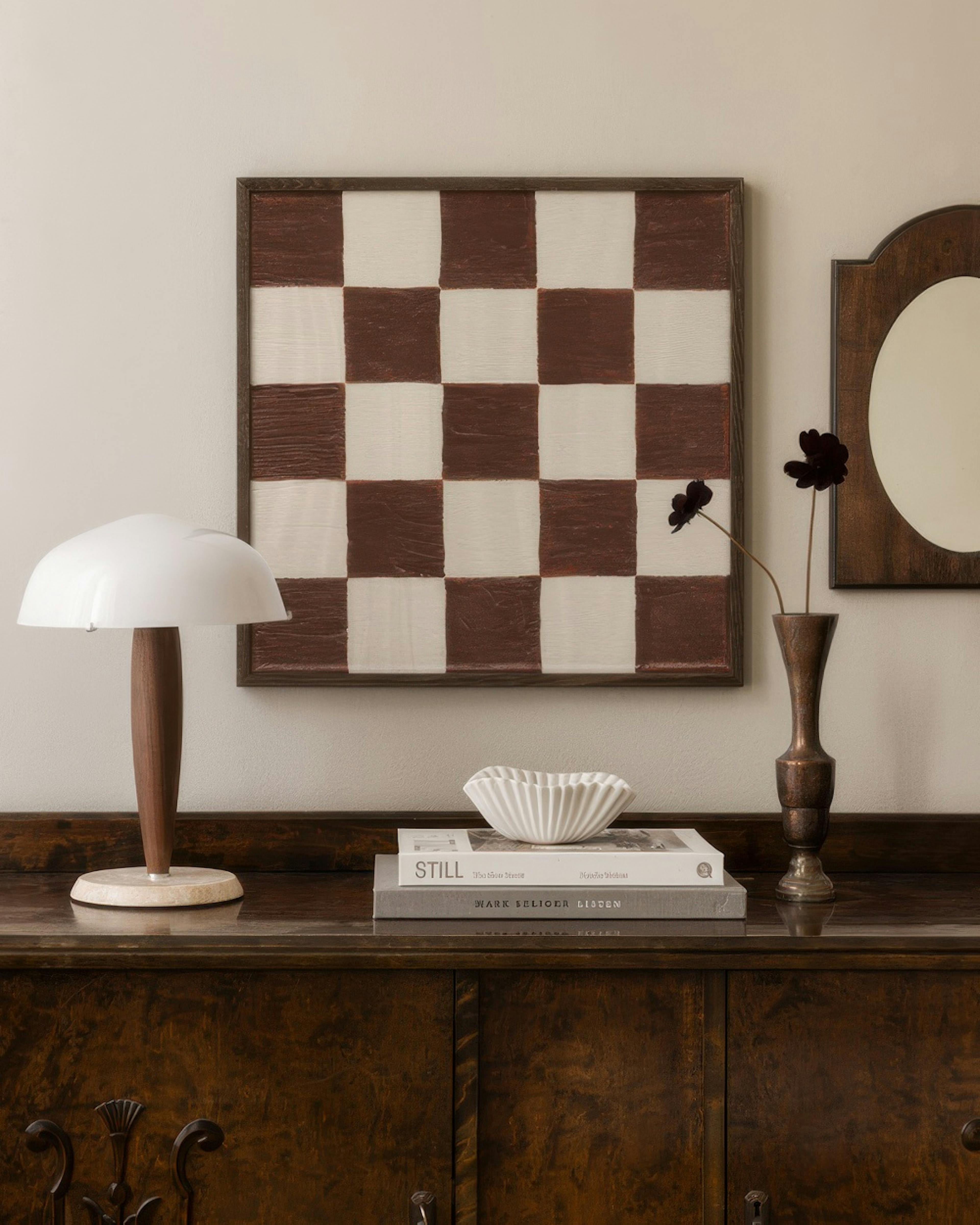 Checkered Square Poster