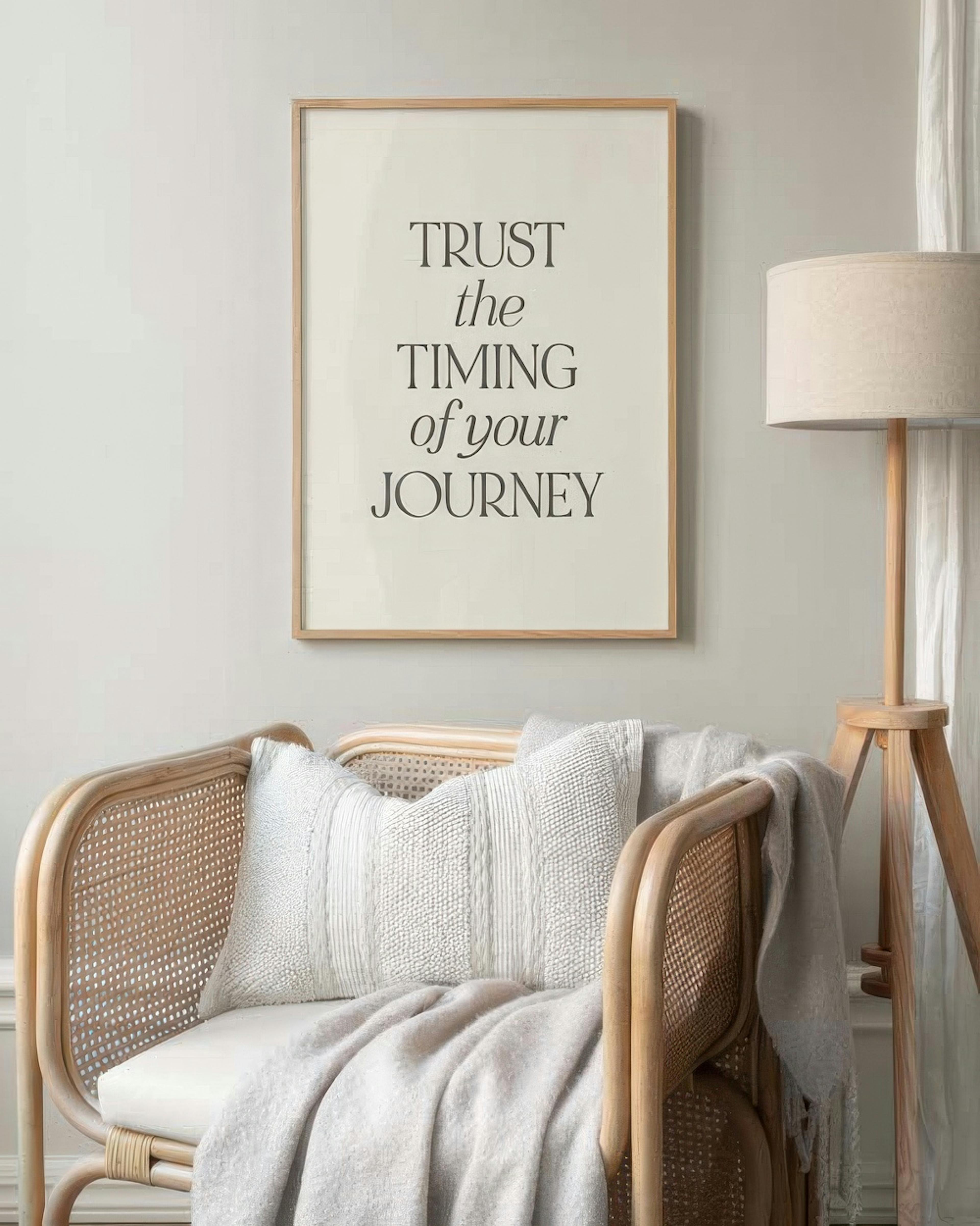 Trust the Timing Affiche