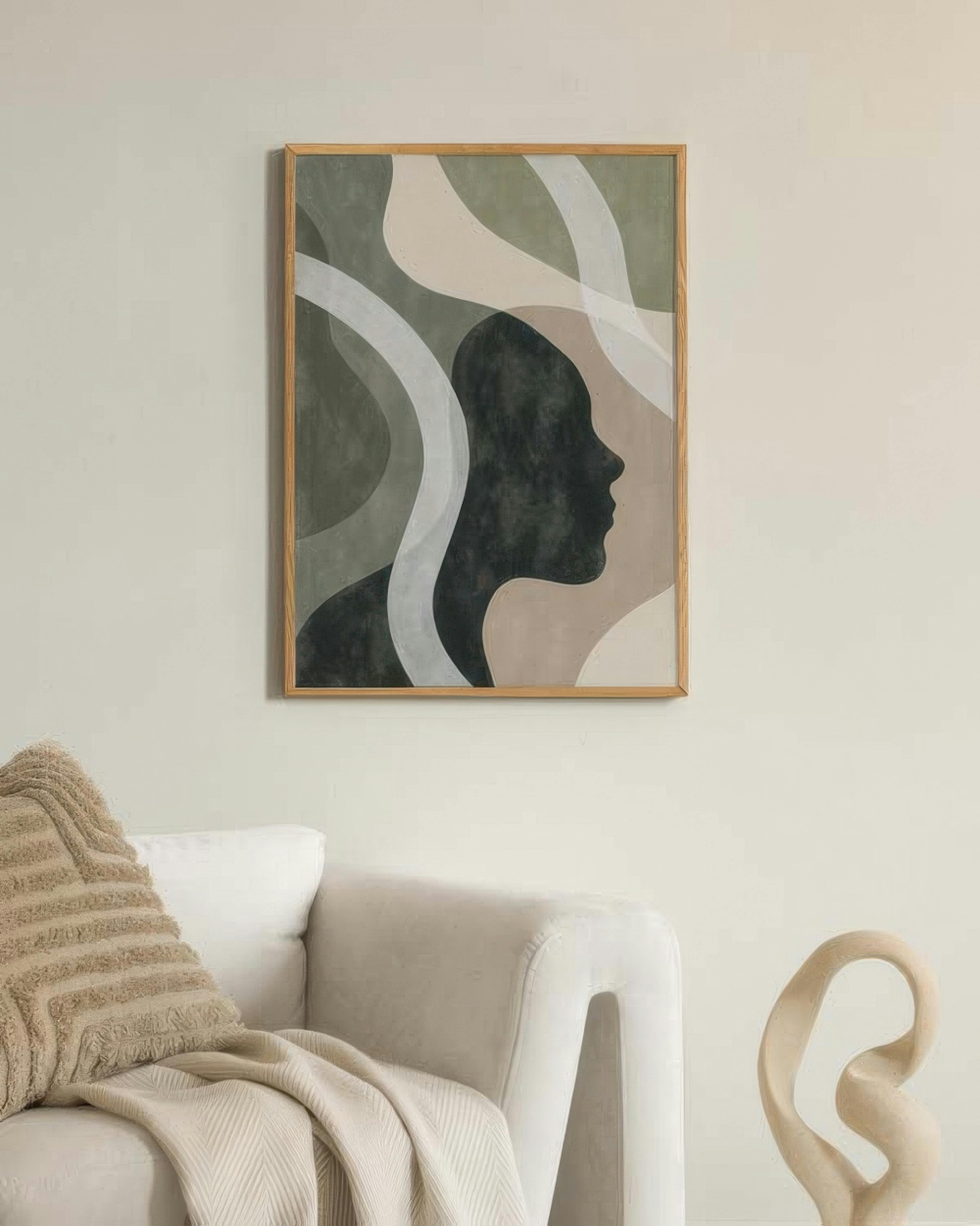 Shapes of a Face No1 Poster