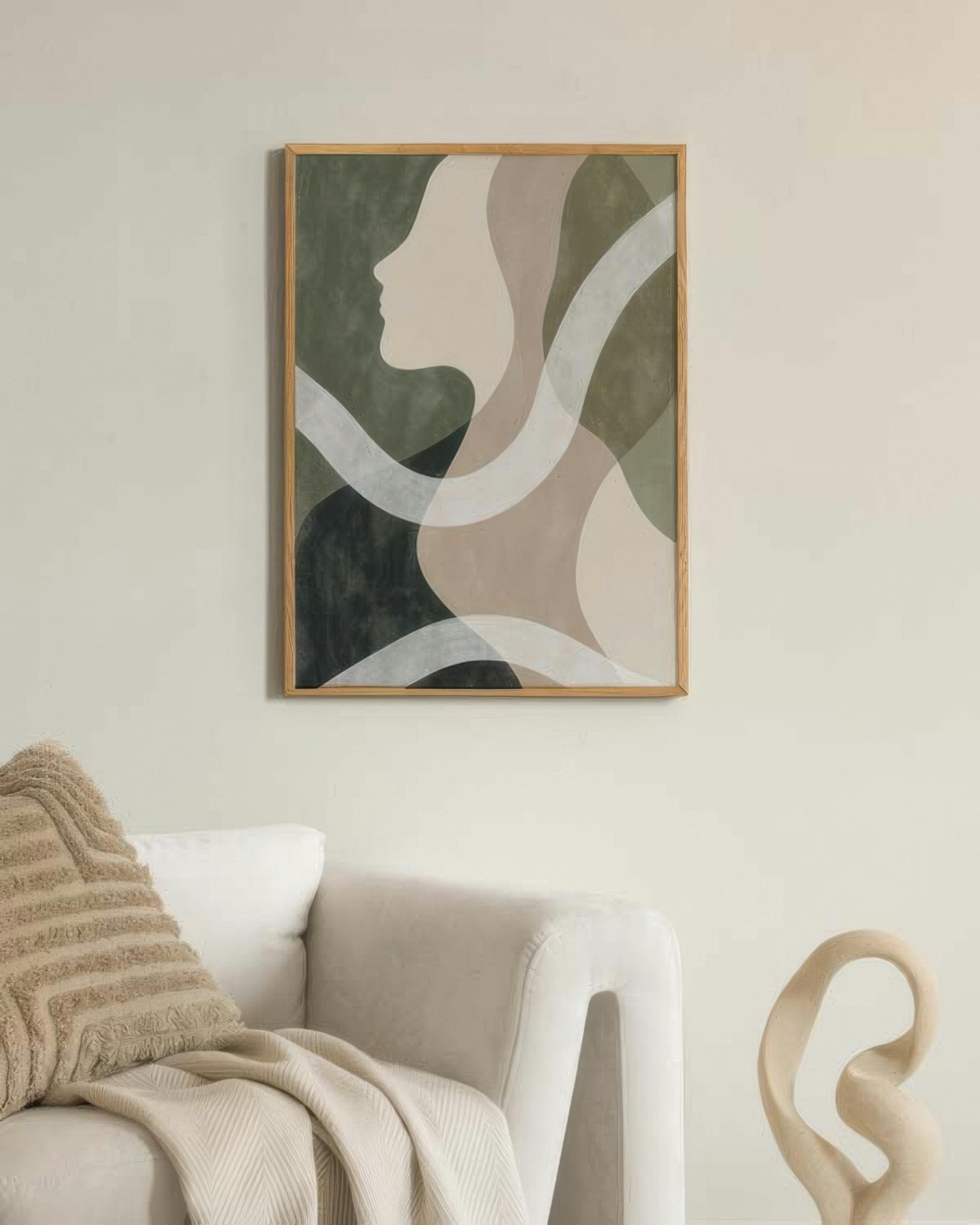Shapes of a Face No2 Poster