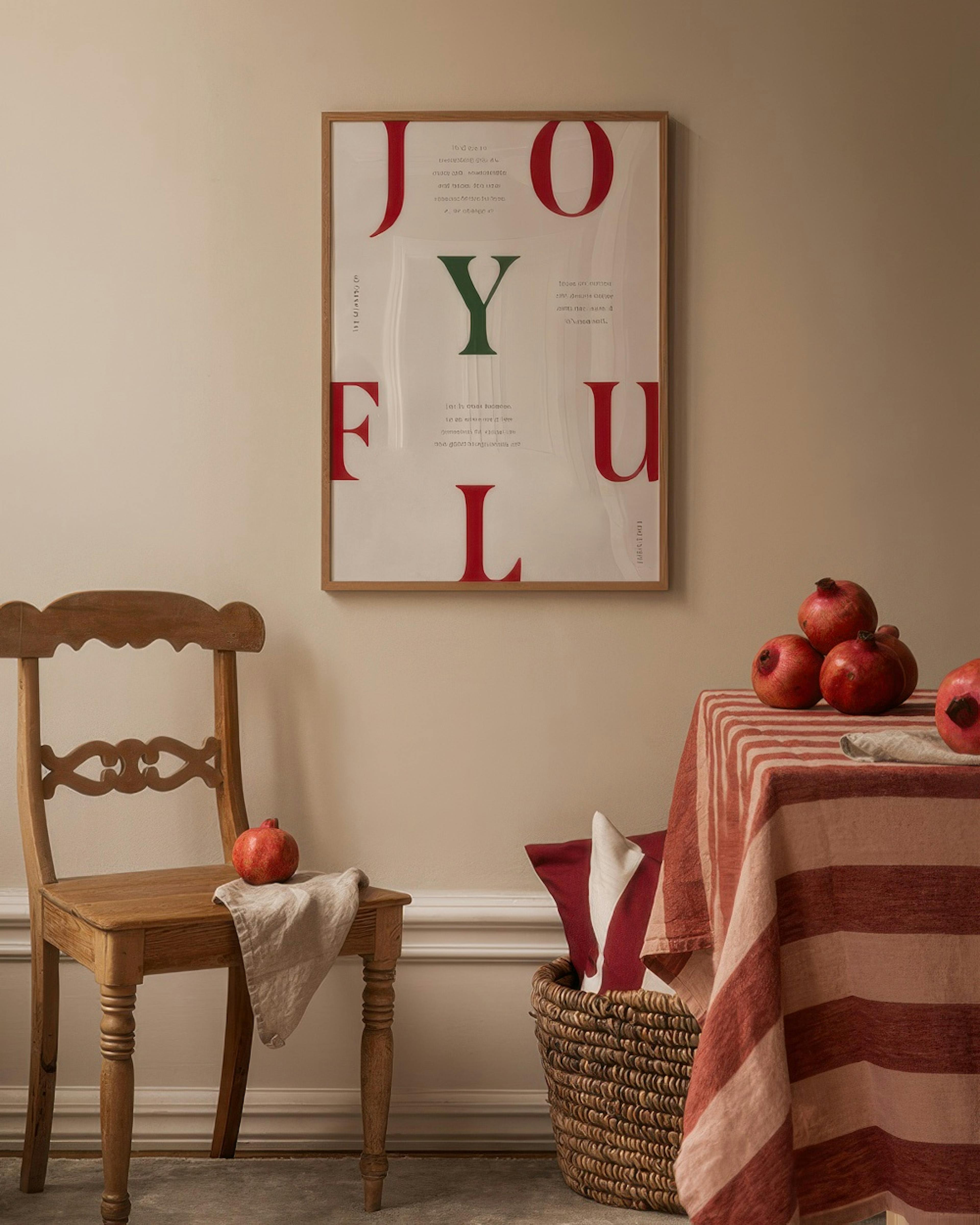 Joyful Letters Poster