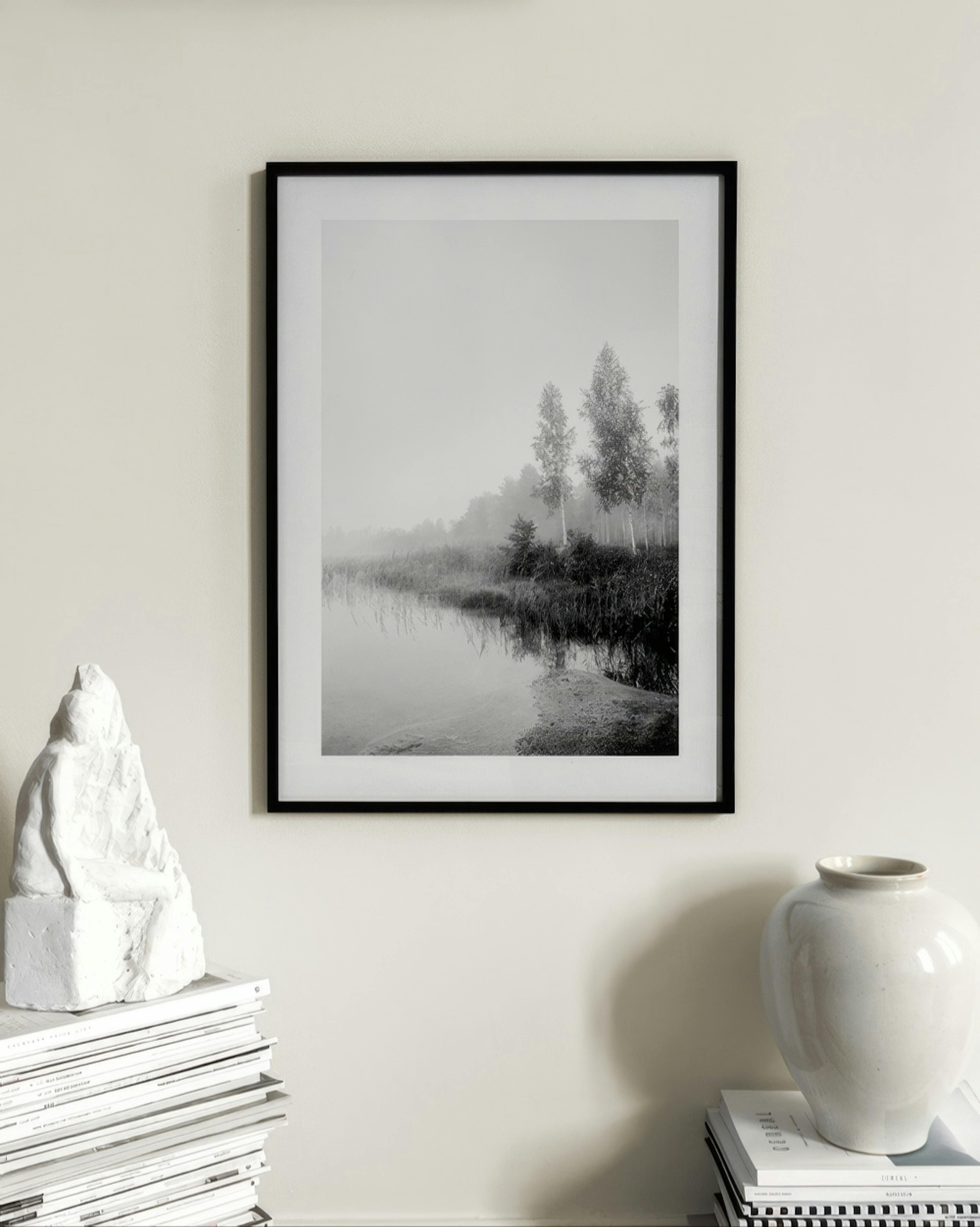 Monochrome Mist Print
