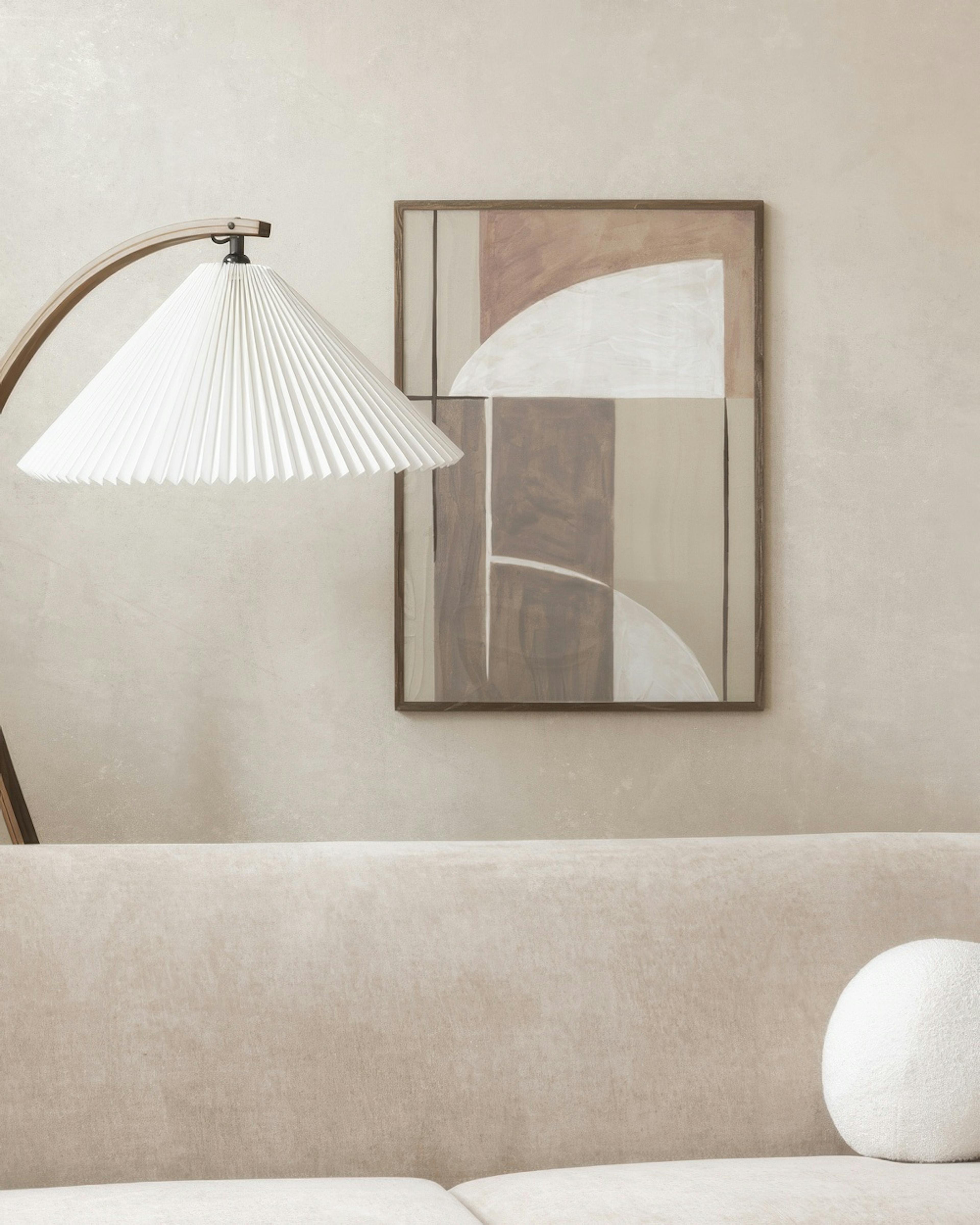 Earthy Shapes Poster