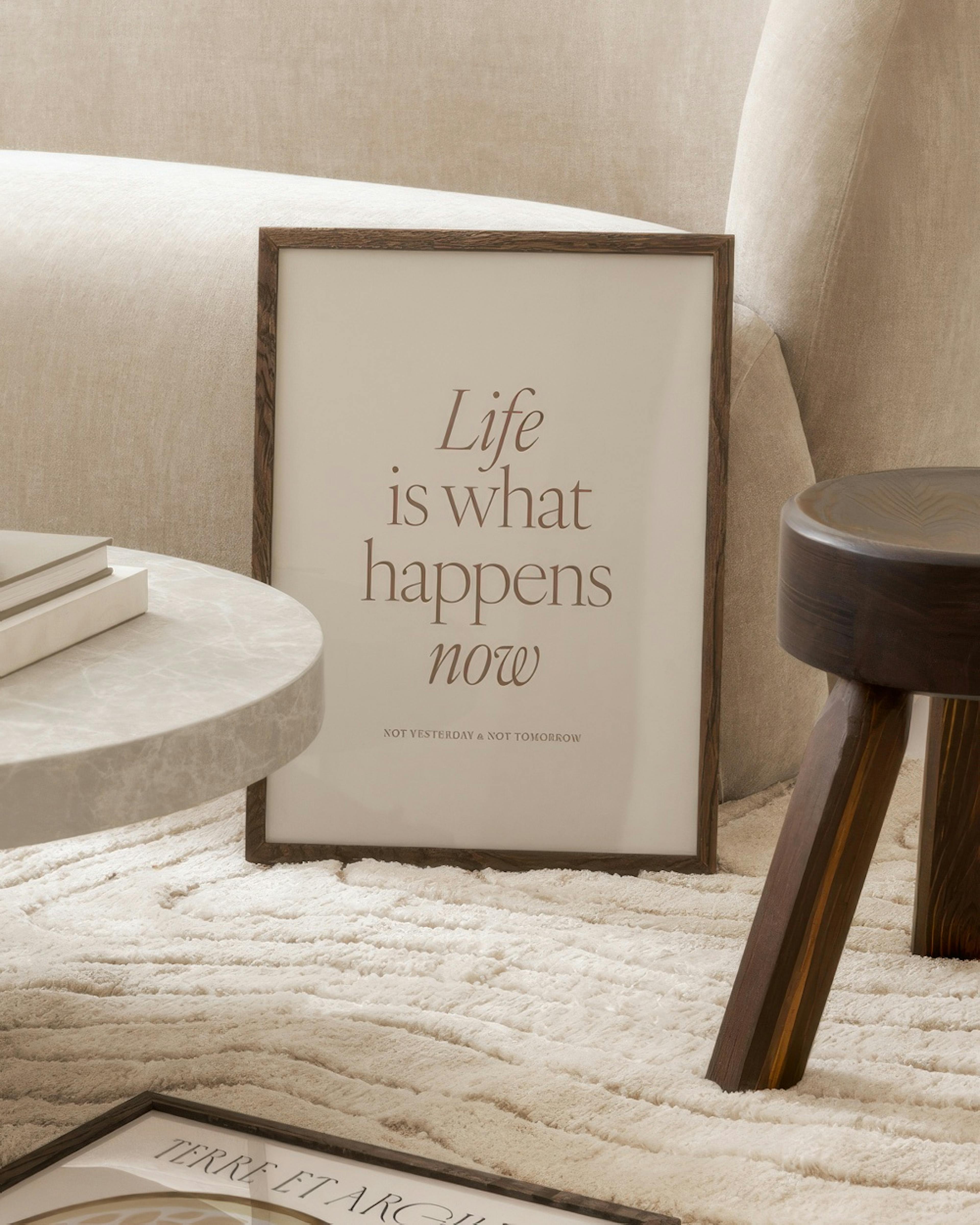 Life is What Happens Now Poster