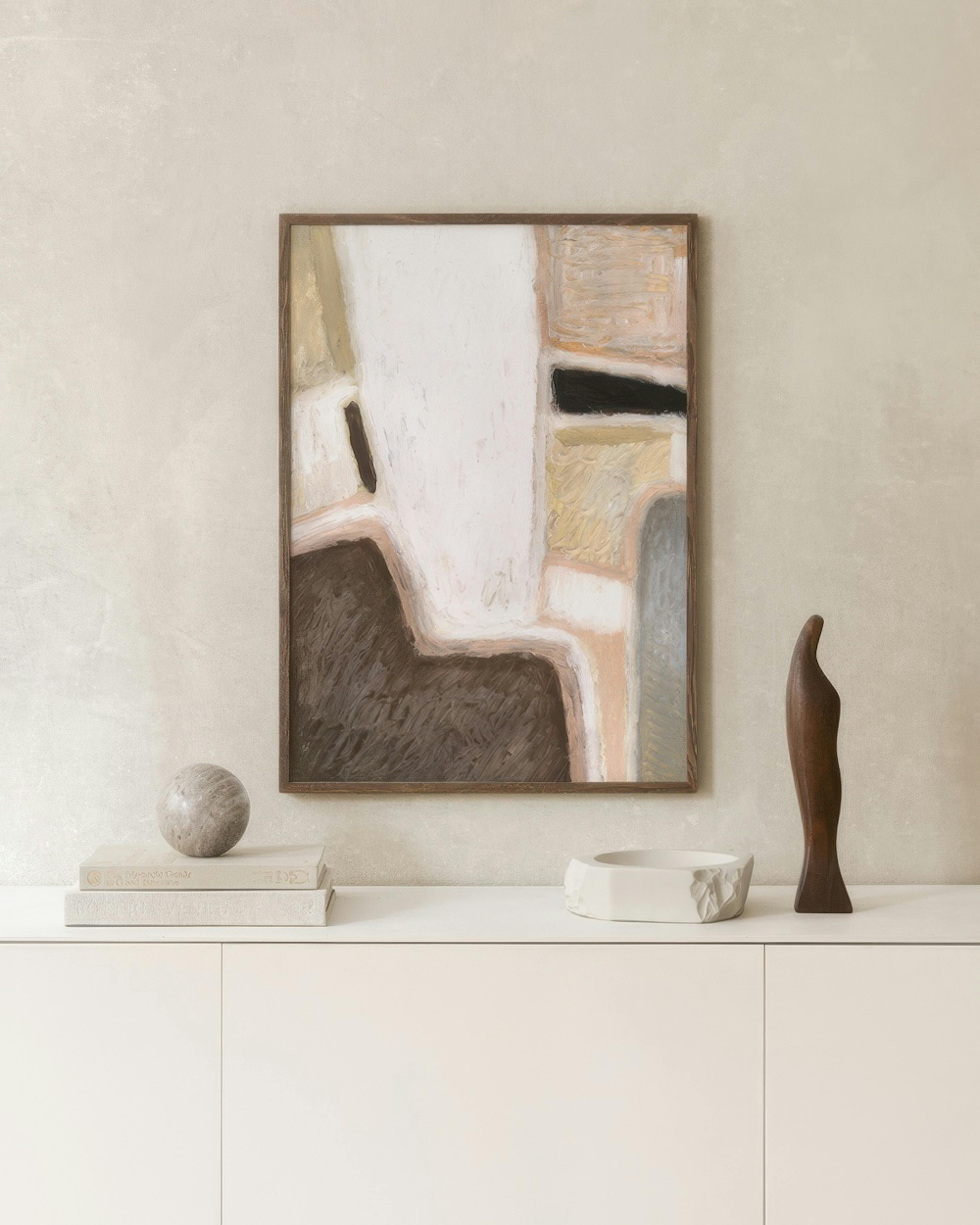 Painting of Shapes Poster