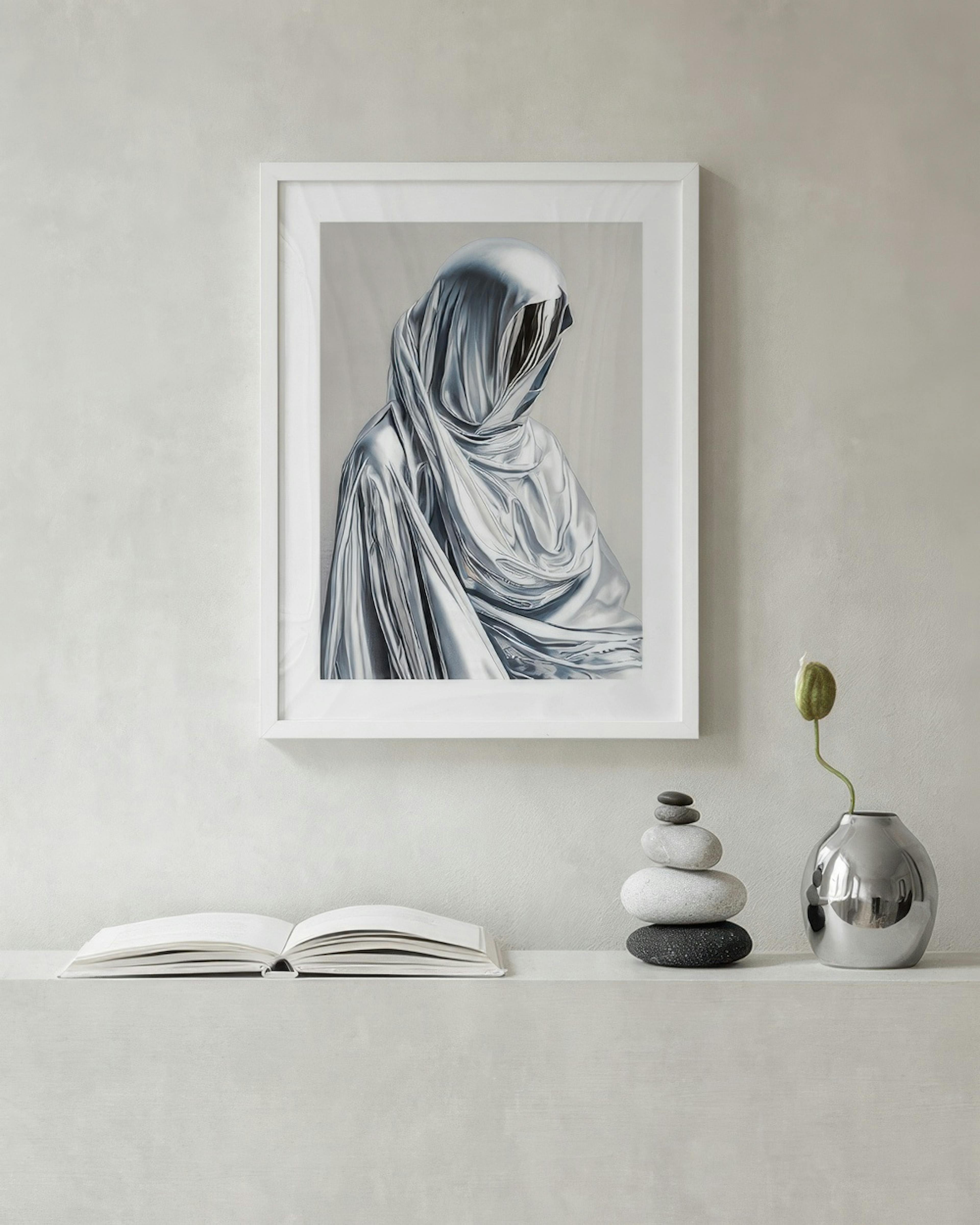 Futuristic Portrait Plakat
