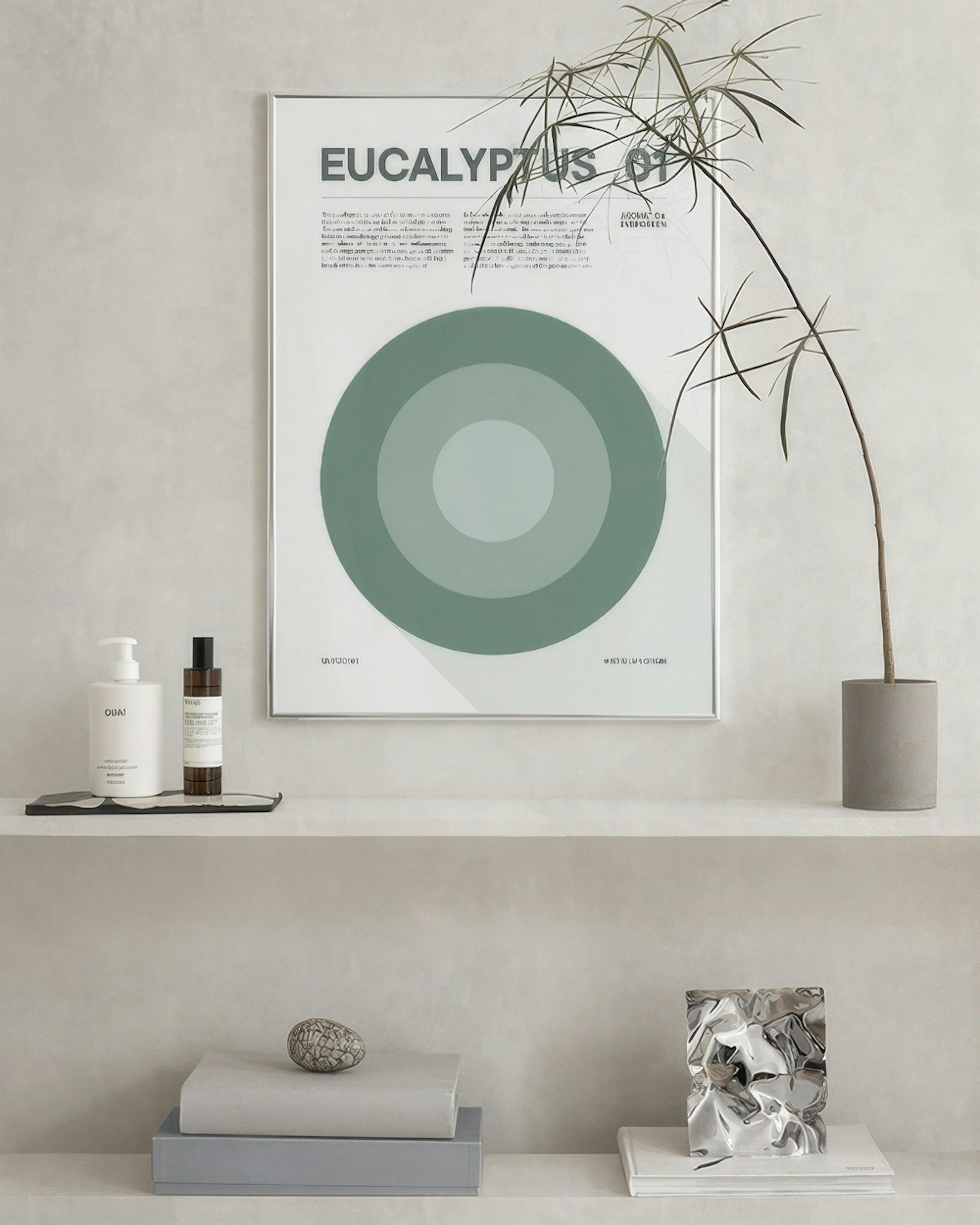 Graphical Eucalyptus Print