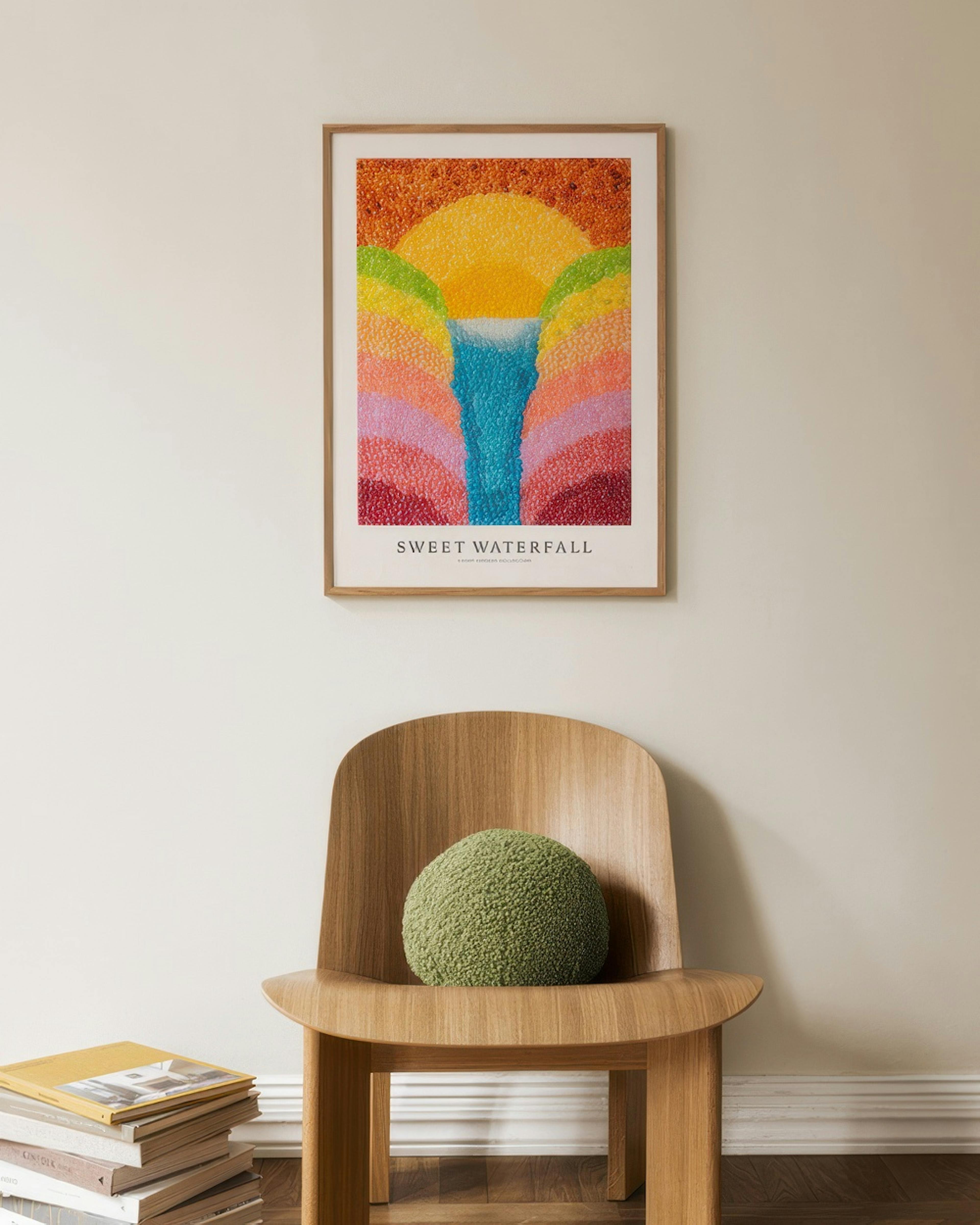 Candy Garden - Sweet Waterfall Poster