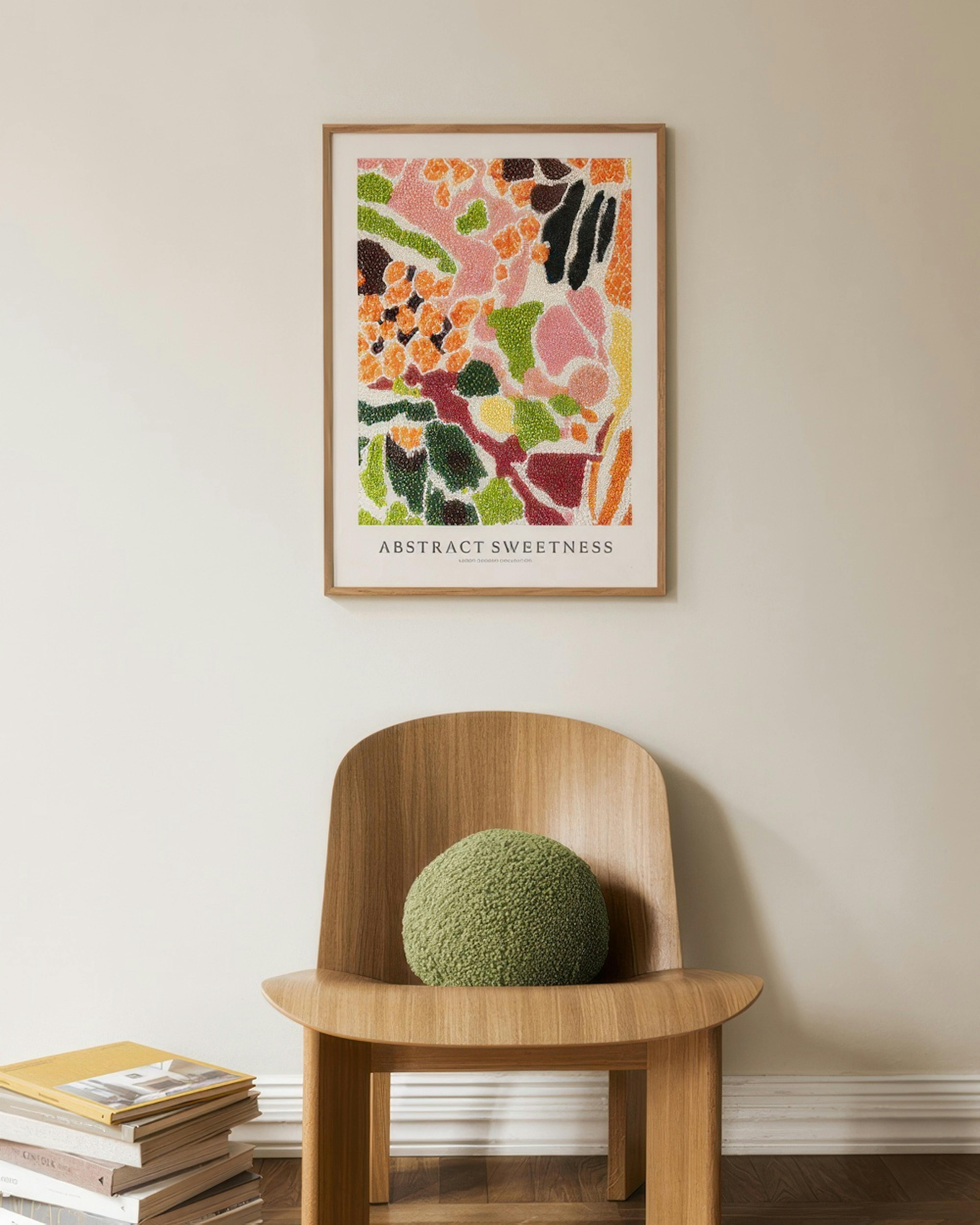 Candy Garden - Abstract Sweetness Affiche