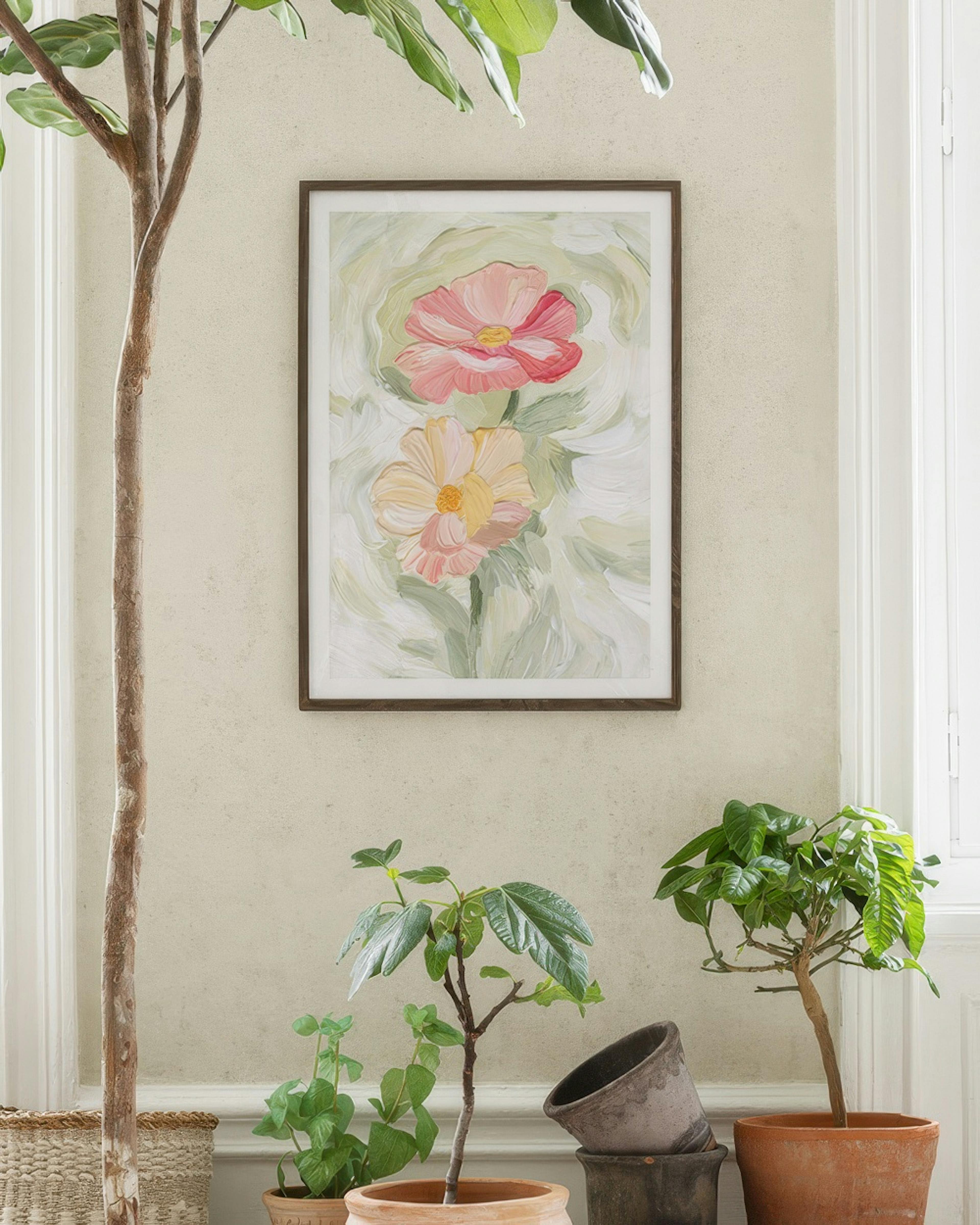 Painted Blossom No2 Poster