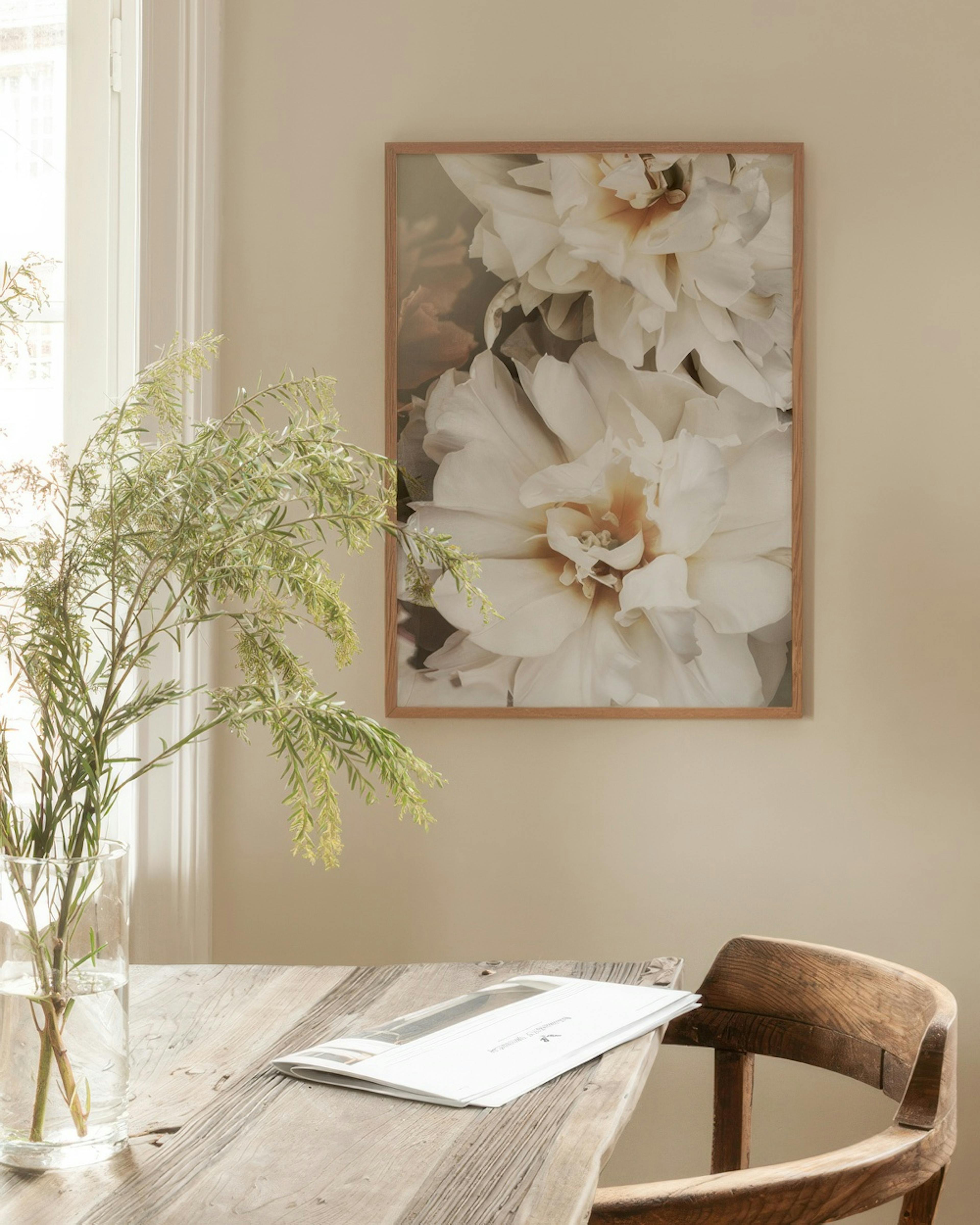 White Petals Print