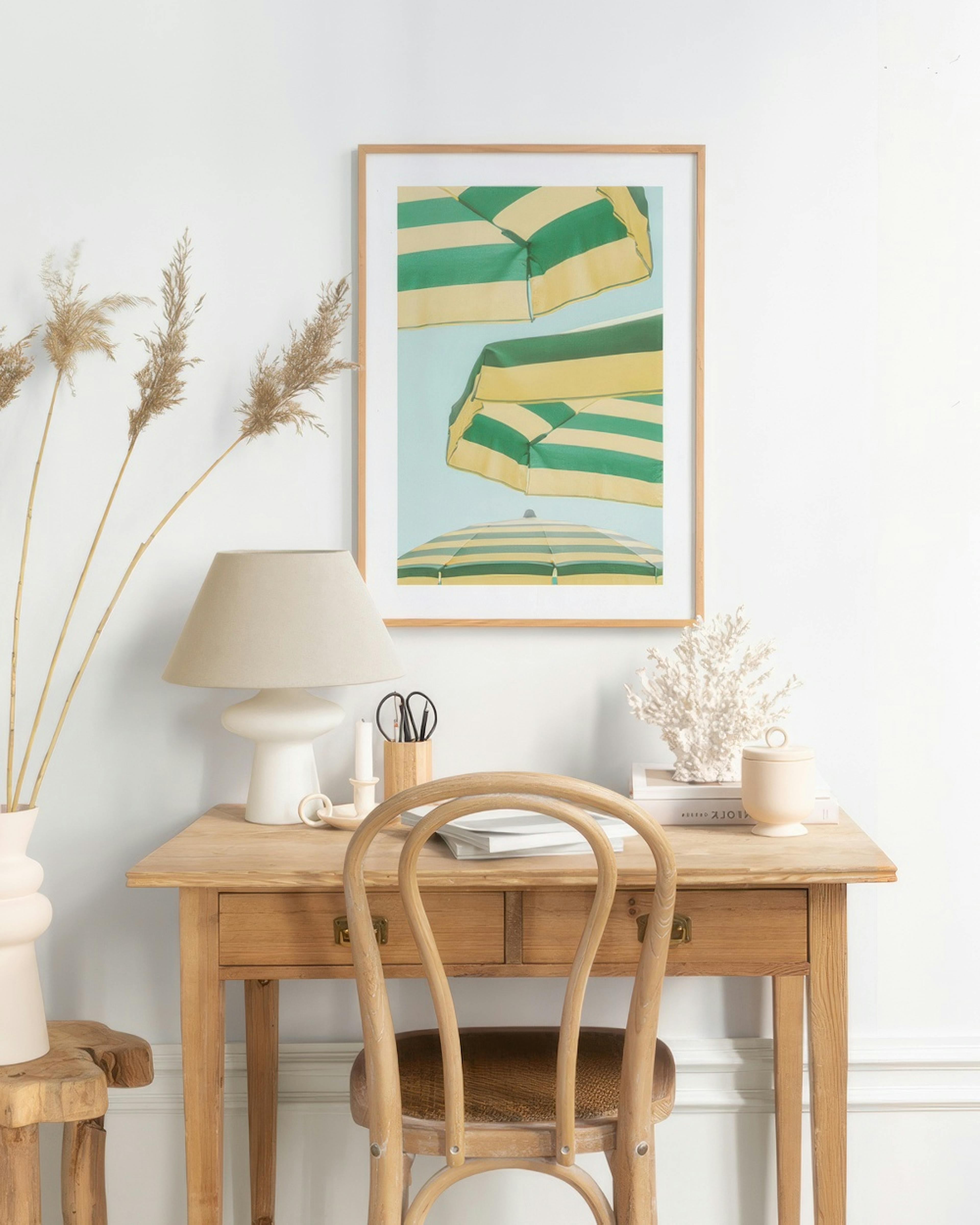 Sunny Parasol Poster