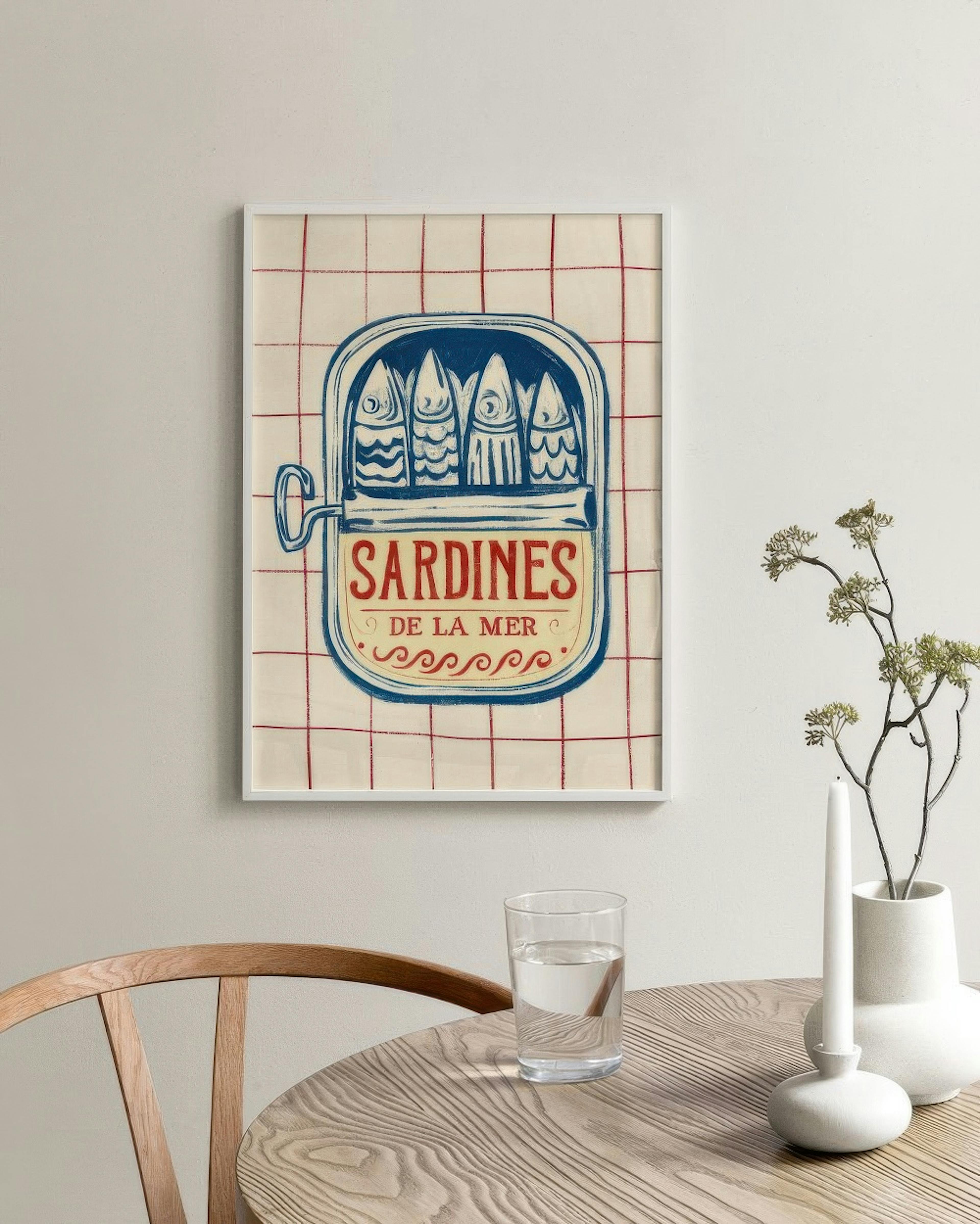 Sardines de la Mer Affiche
