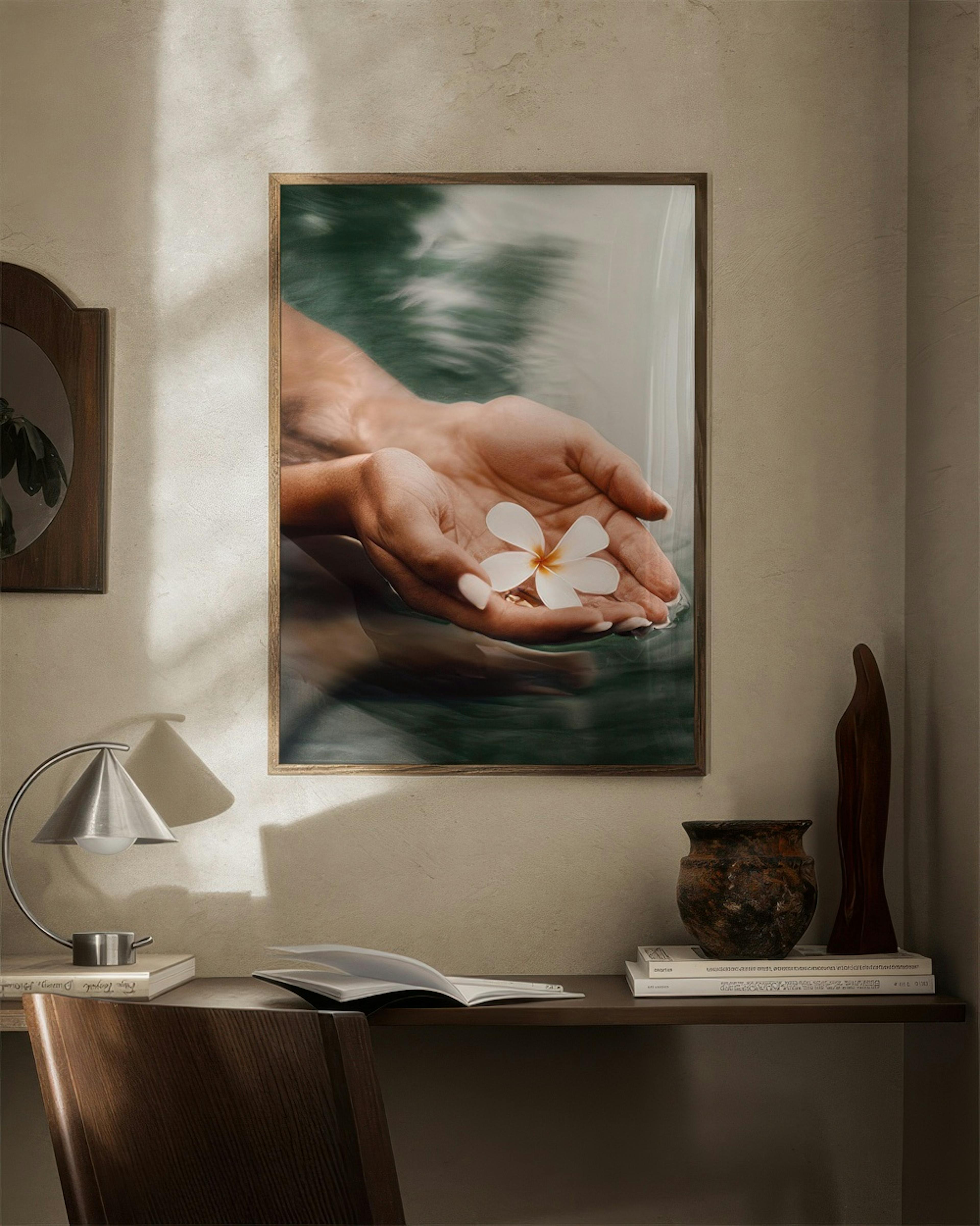 Thai Water Blossom Poster