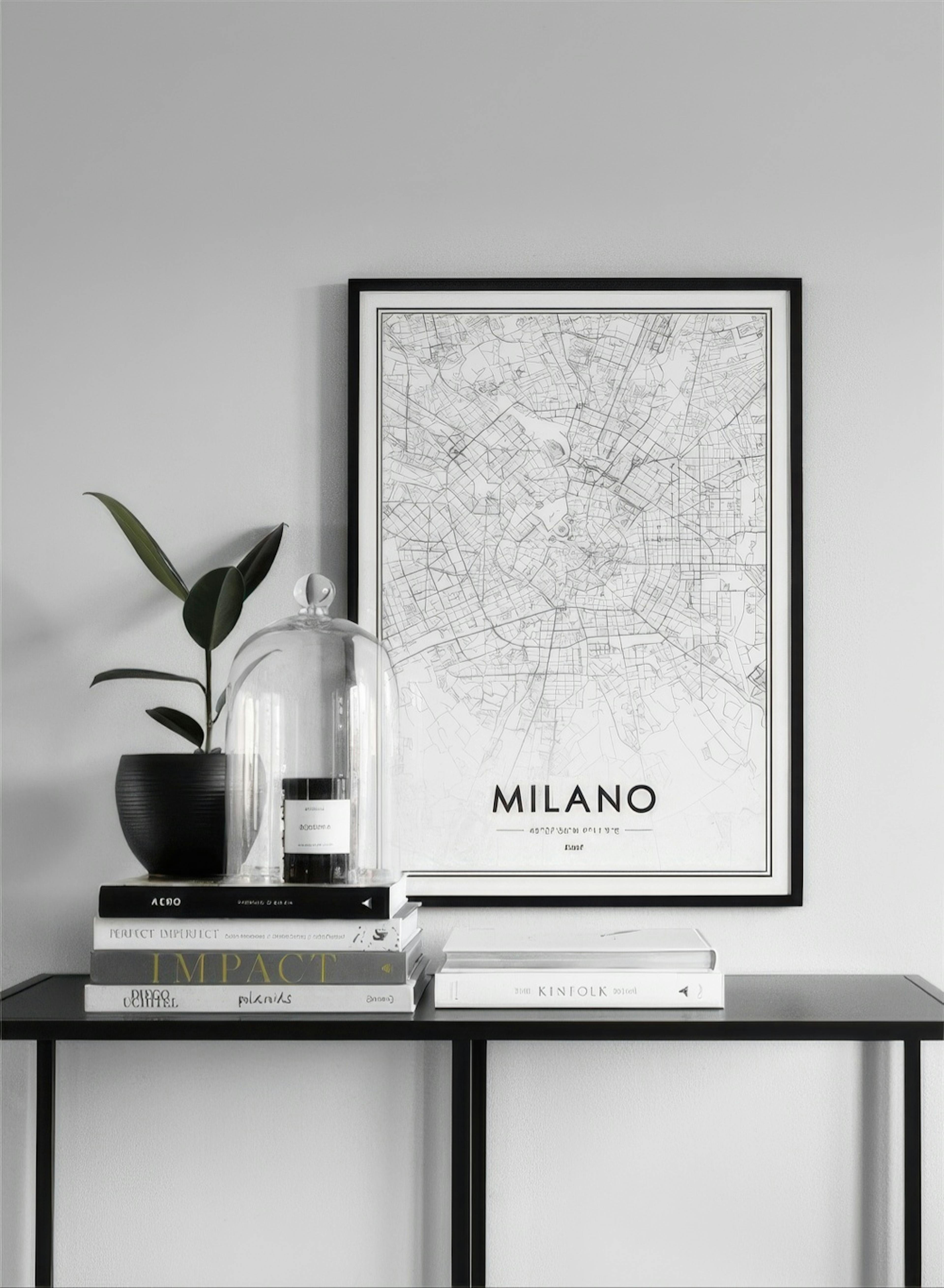 Milano Map 포스터