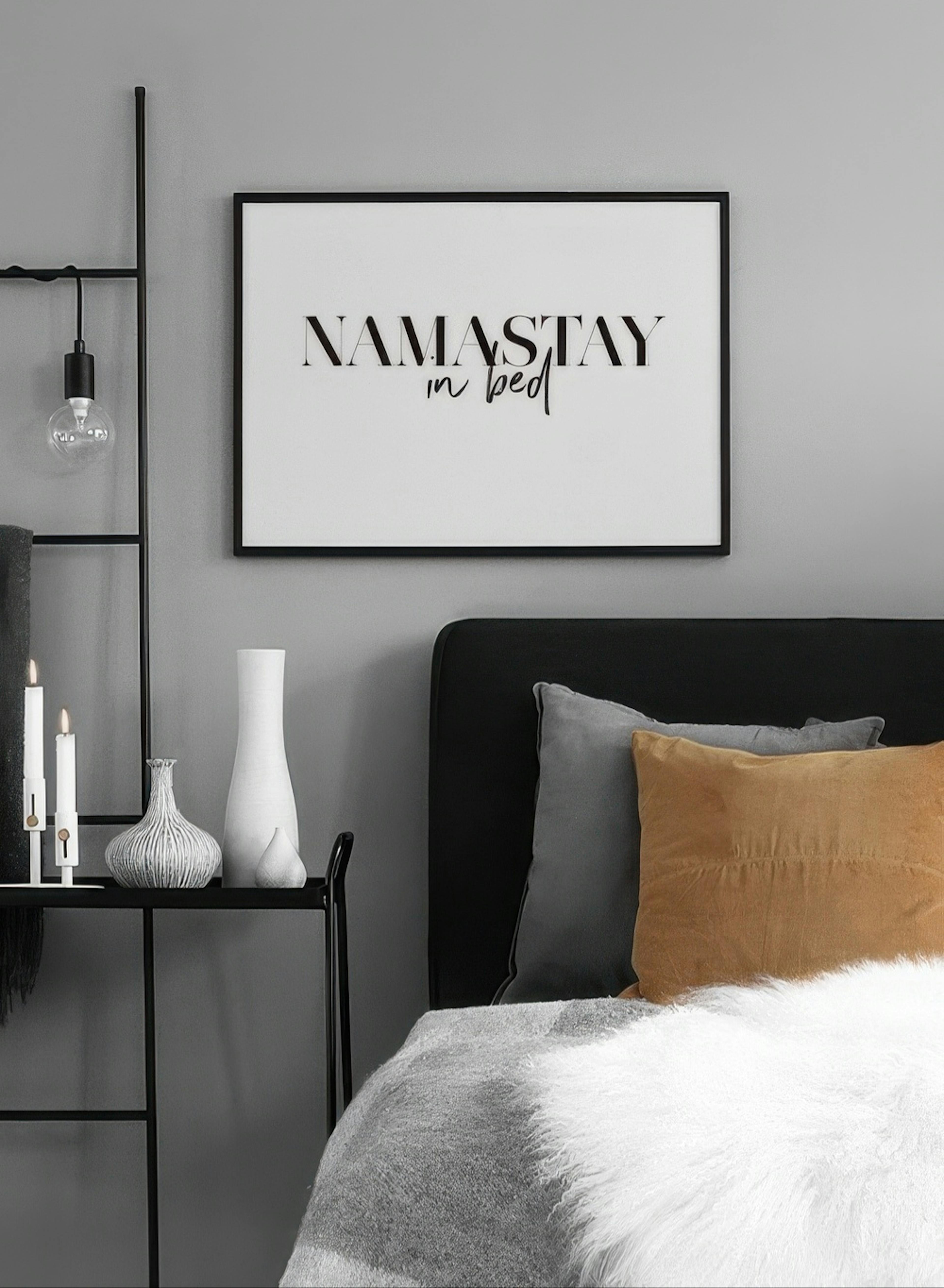 Namastay In Bed Print