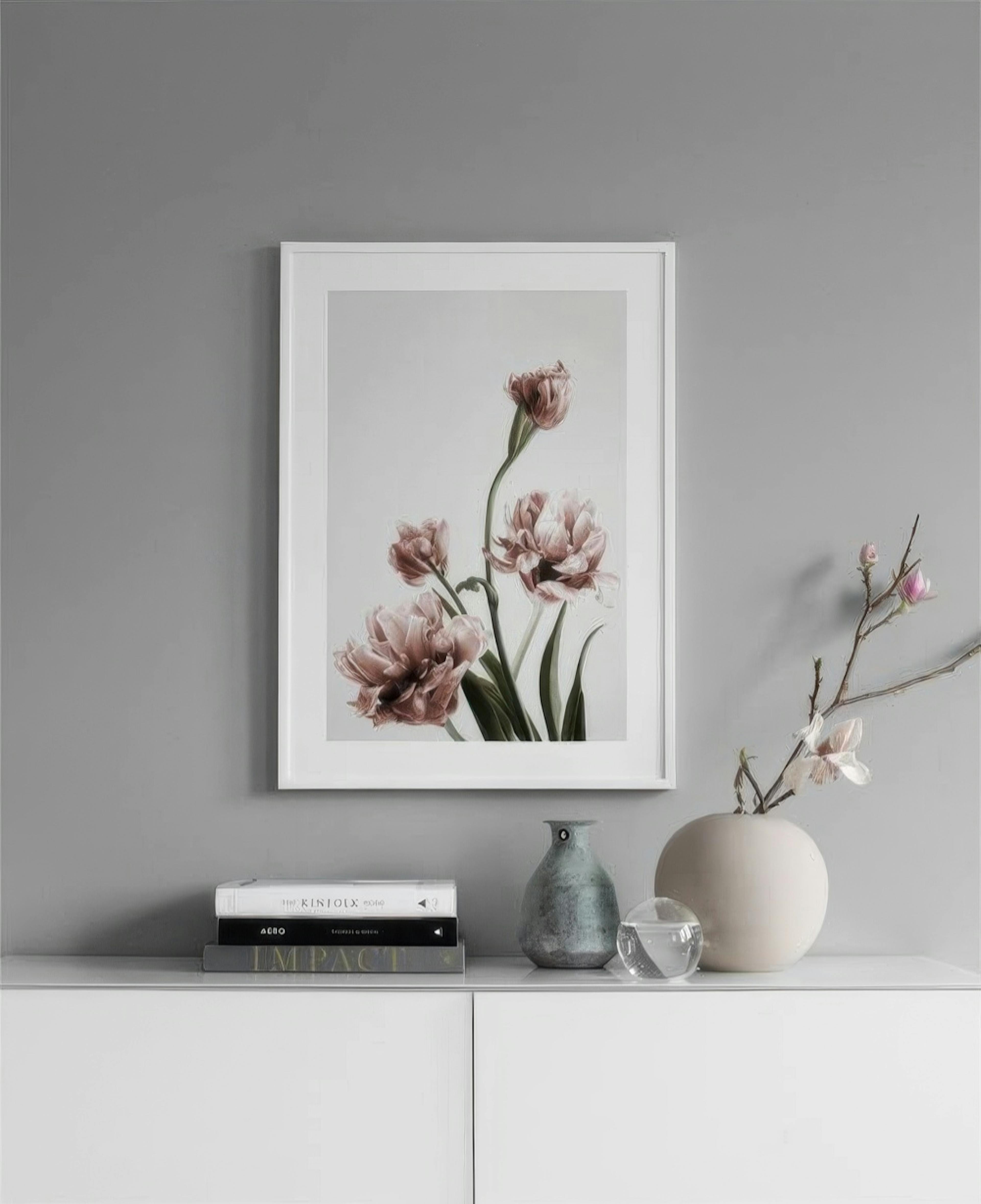 Pink Tulipe No3 Poster