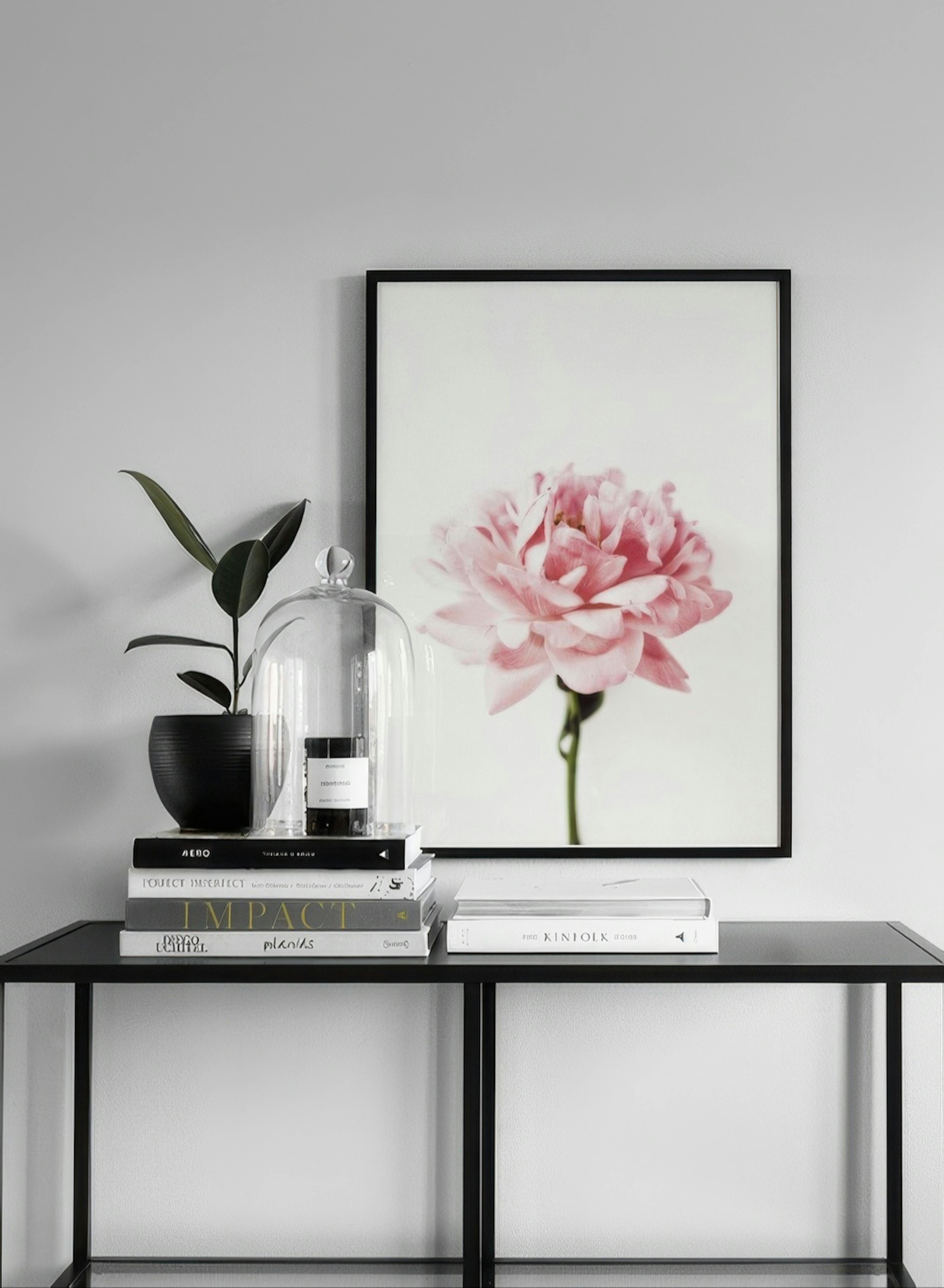 Pink Peony Print