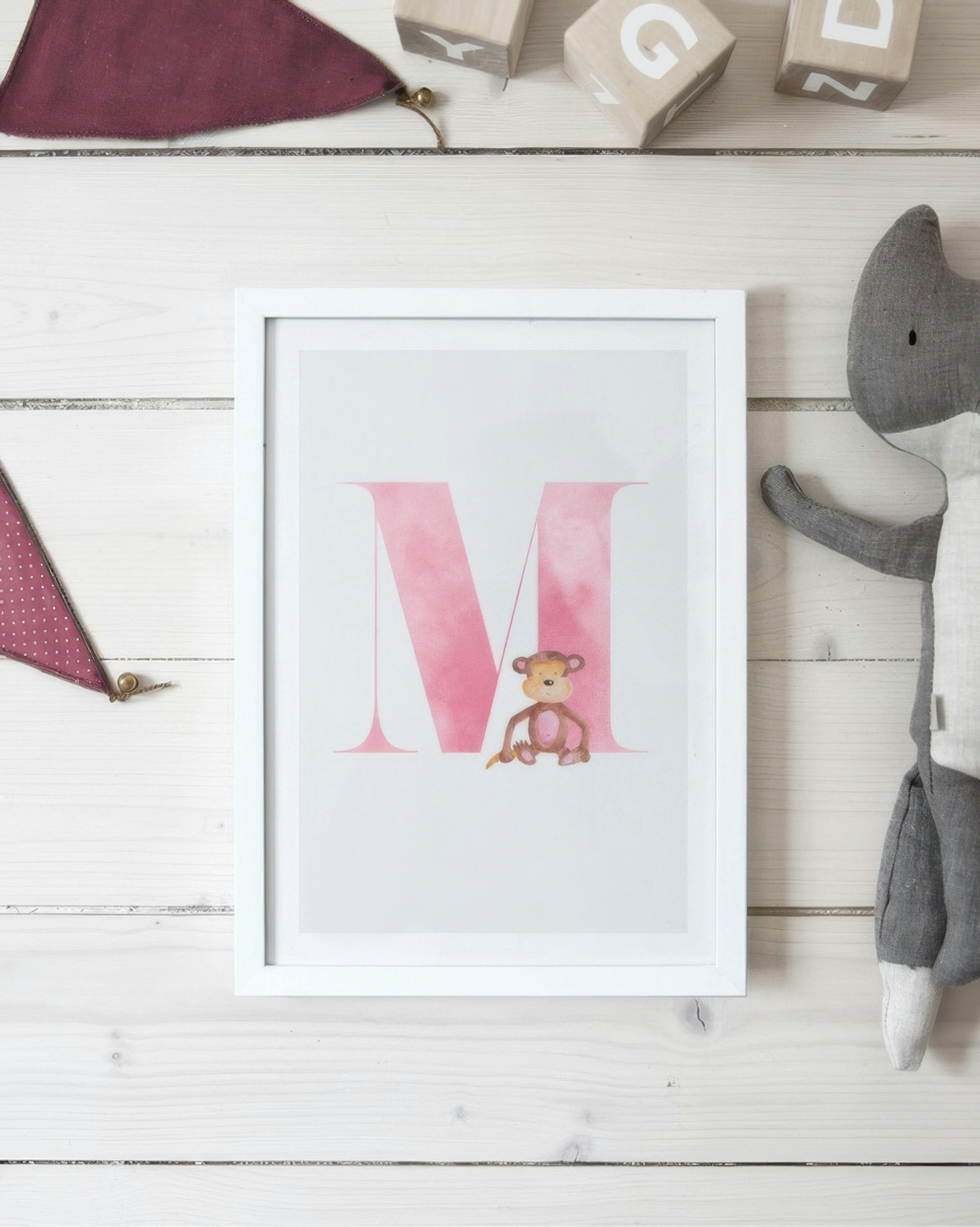 Alphabet M Poster