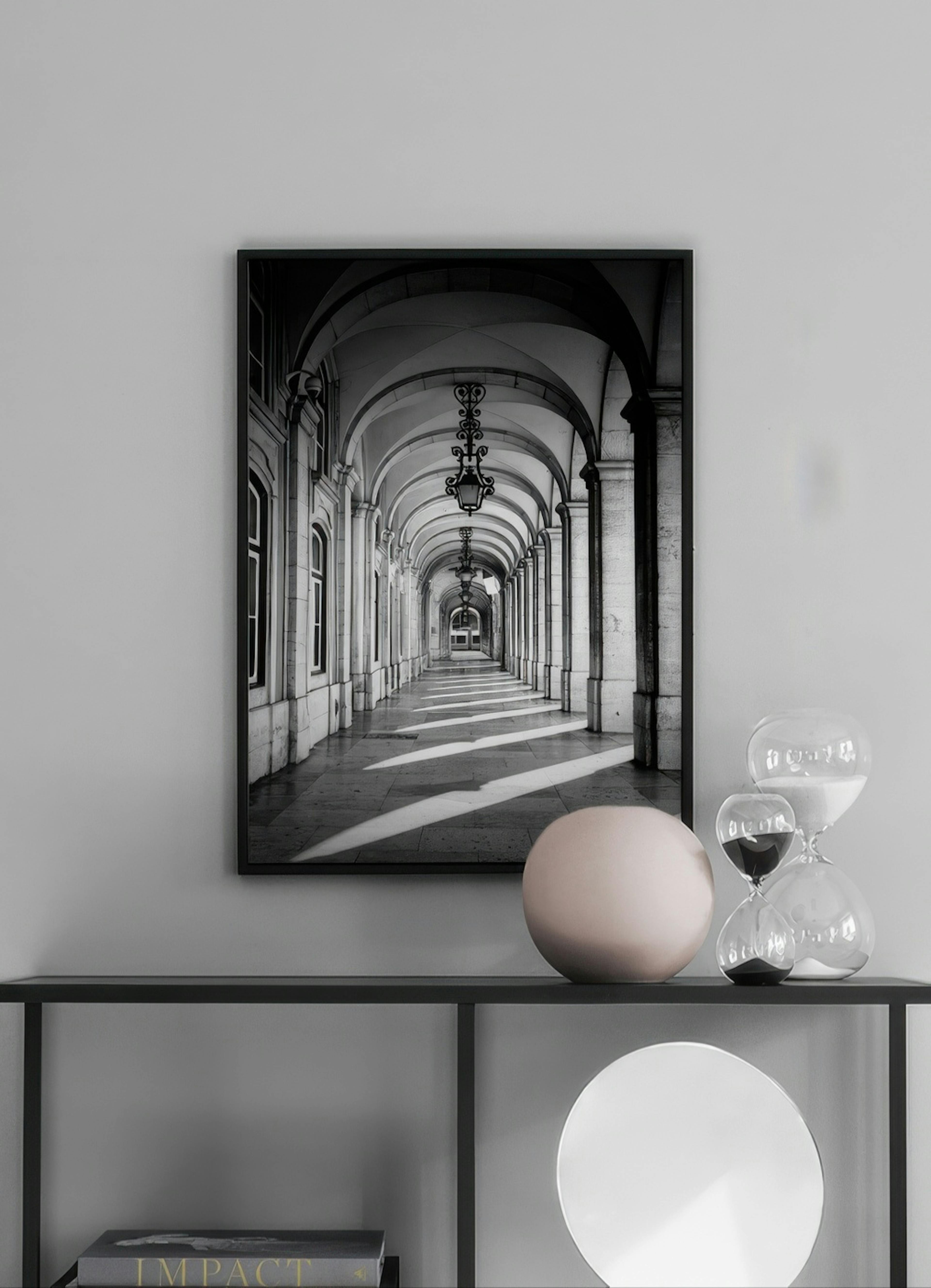 Arched Corridor Print