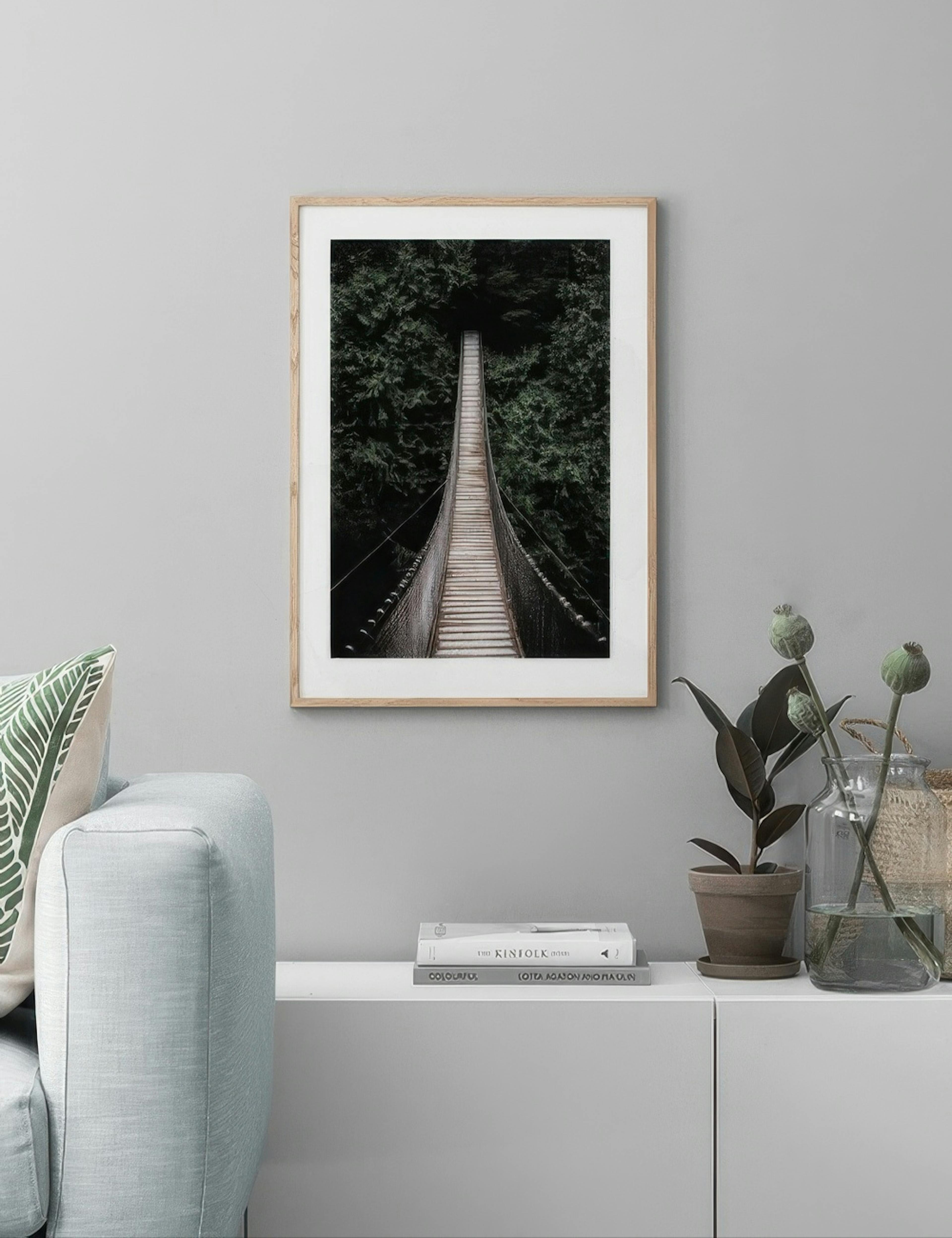 Forest Bridge Print
