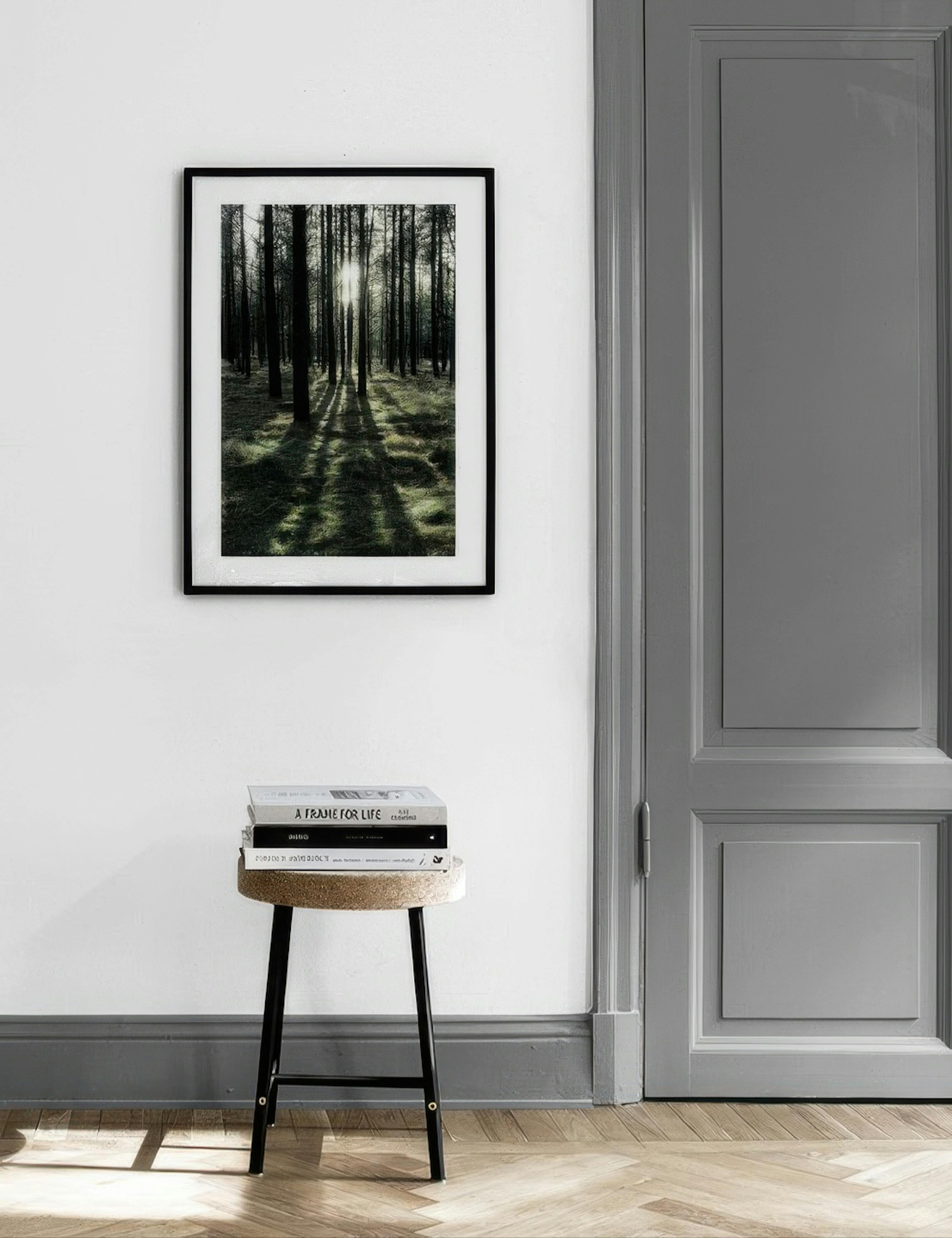 Sunlight In Forest Poster