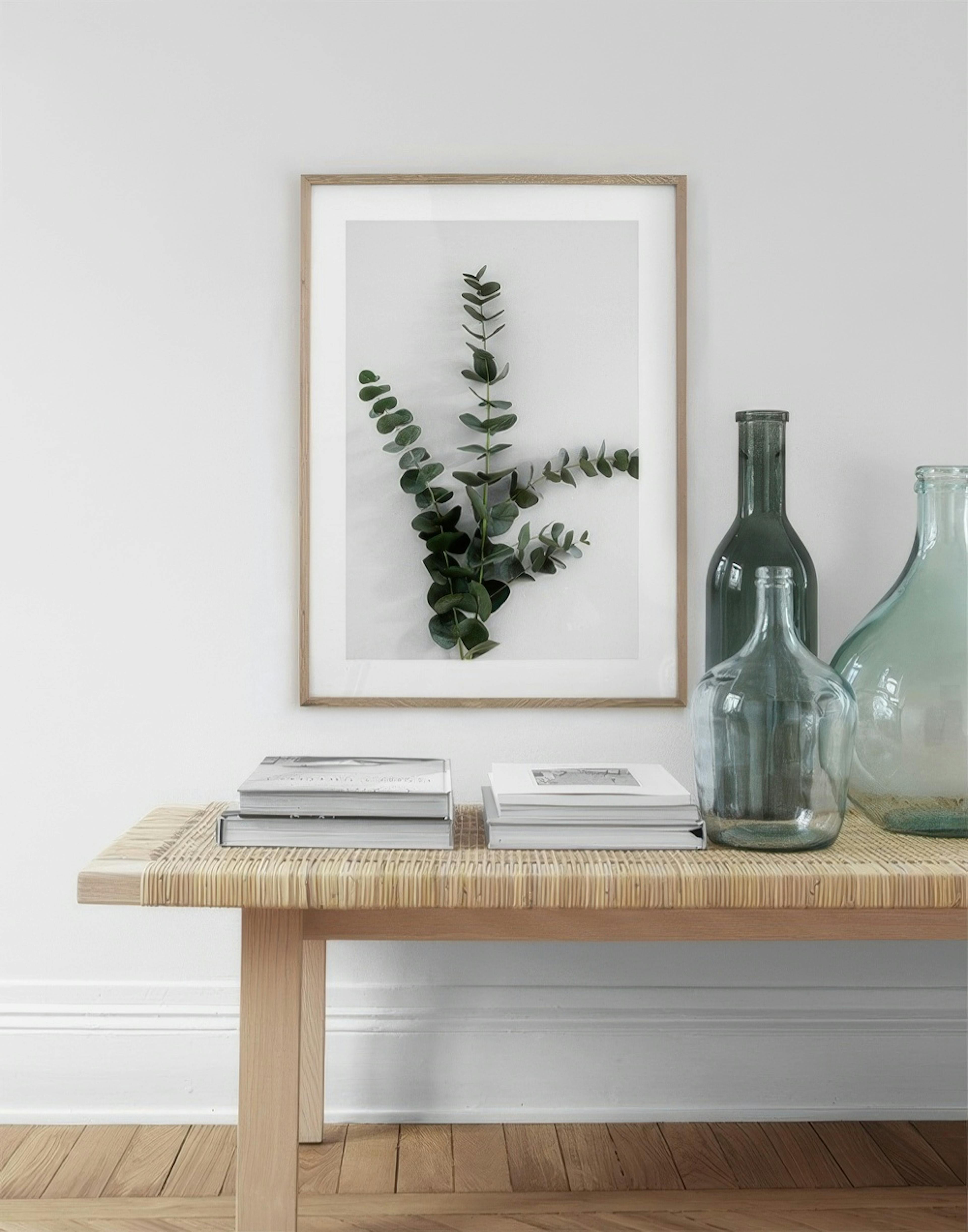 Eucalyptus Branch Three Poster