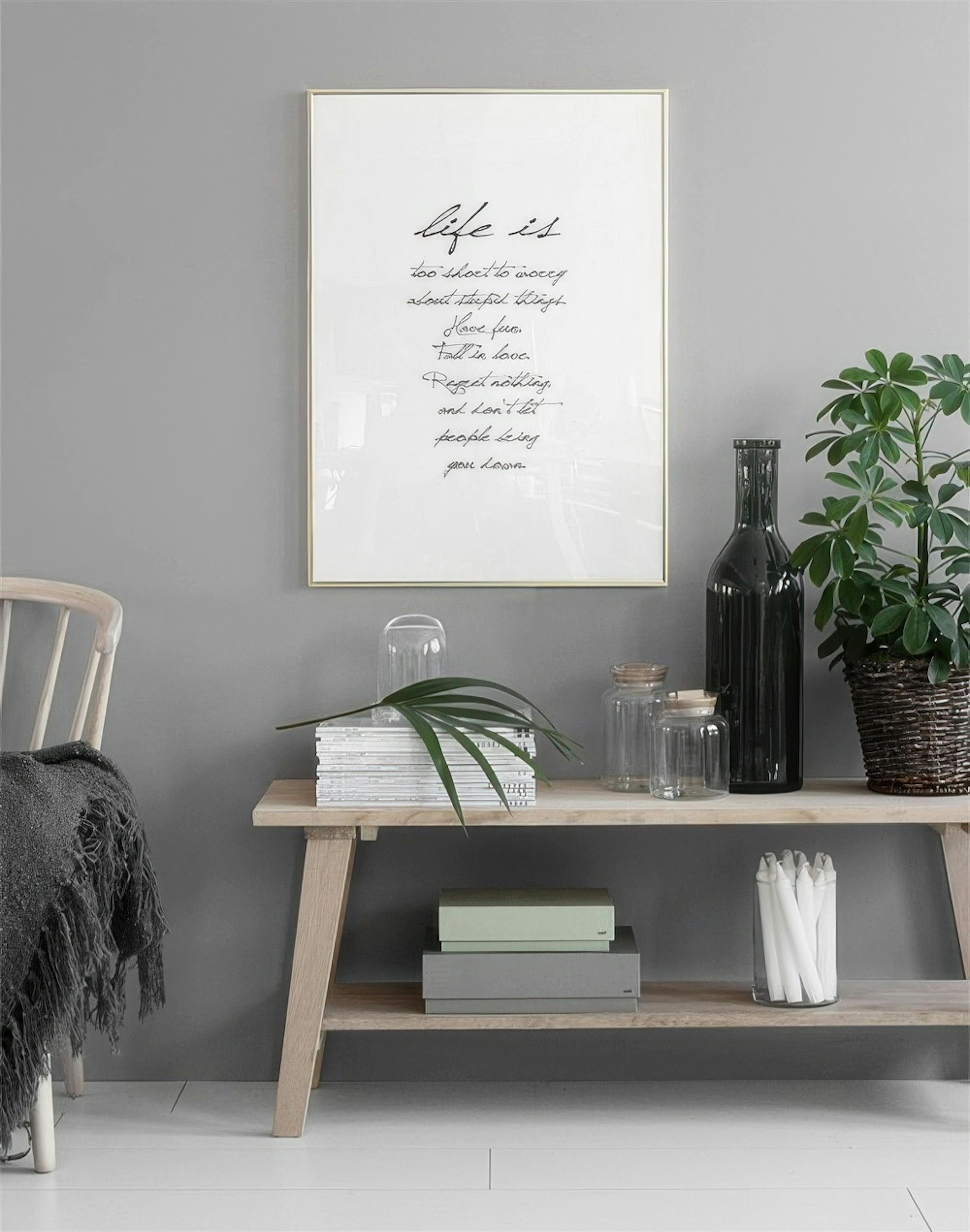Life Is, Poster