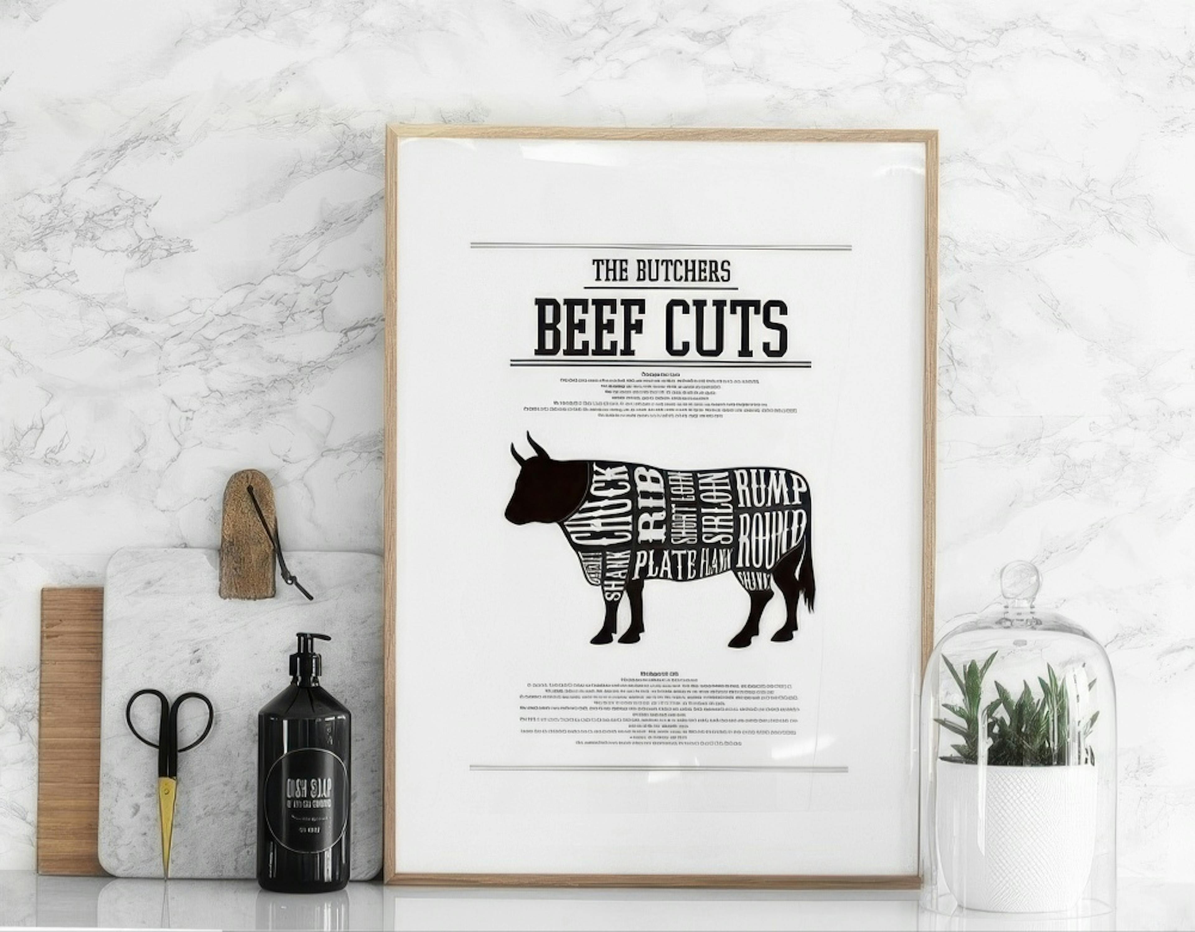 Beef Cuts Poster