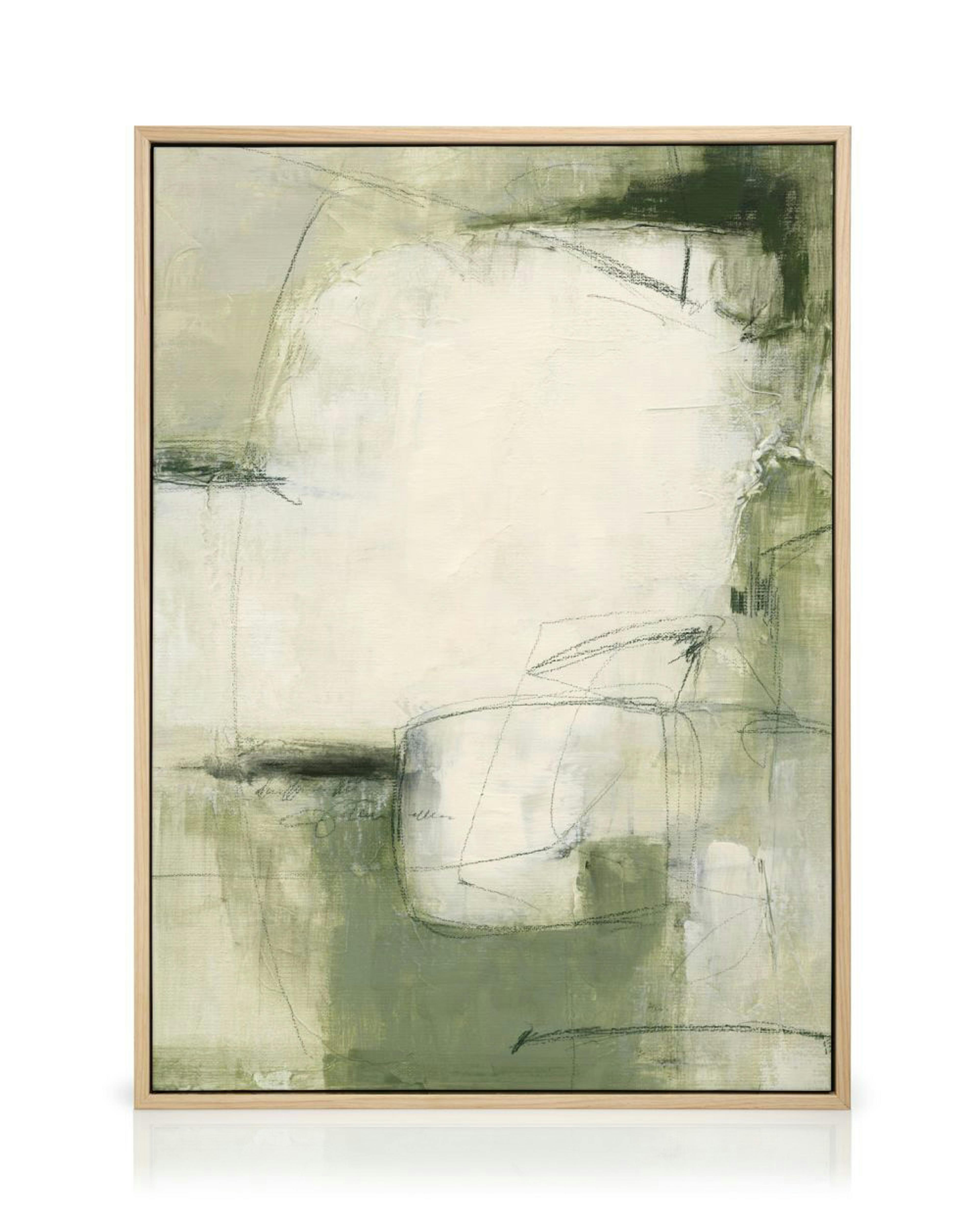 Contemporary Greens No2 Canvas print 0