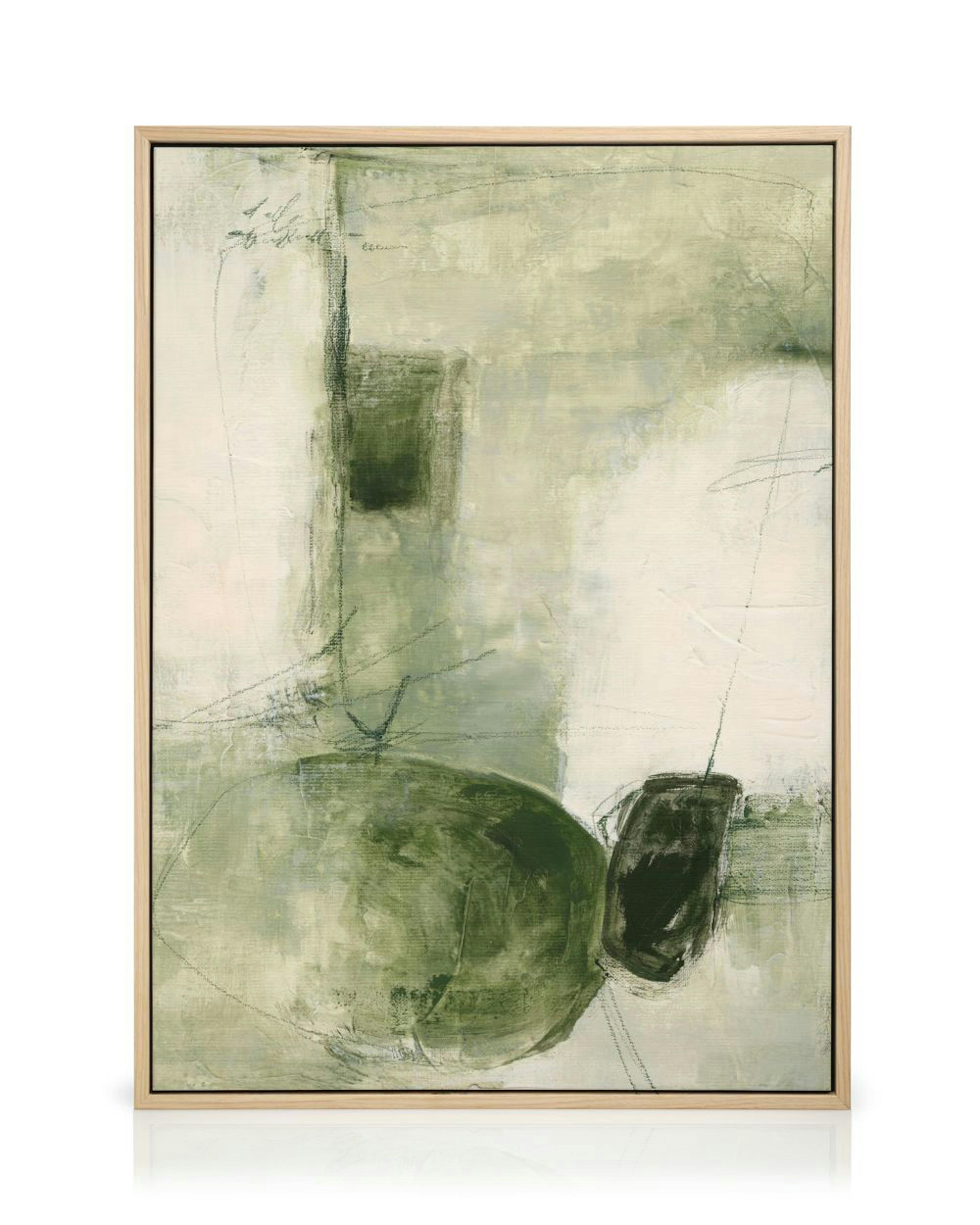 Contemporary Greens No1 Canvas print 0