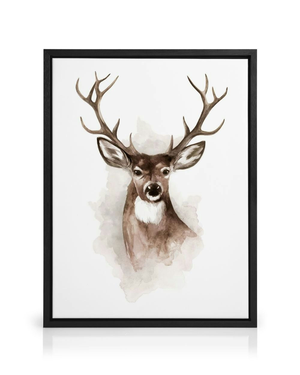JEAWA Decorazione Parete Tela Con Cervo – Quadro Stile Fattoria Per Soggiorno E Camera Da Letto, 50x40cm