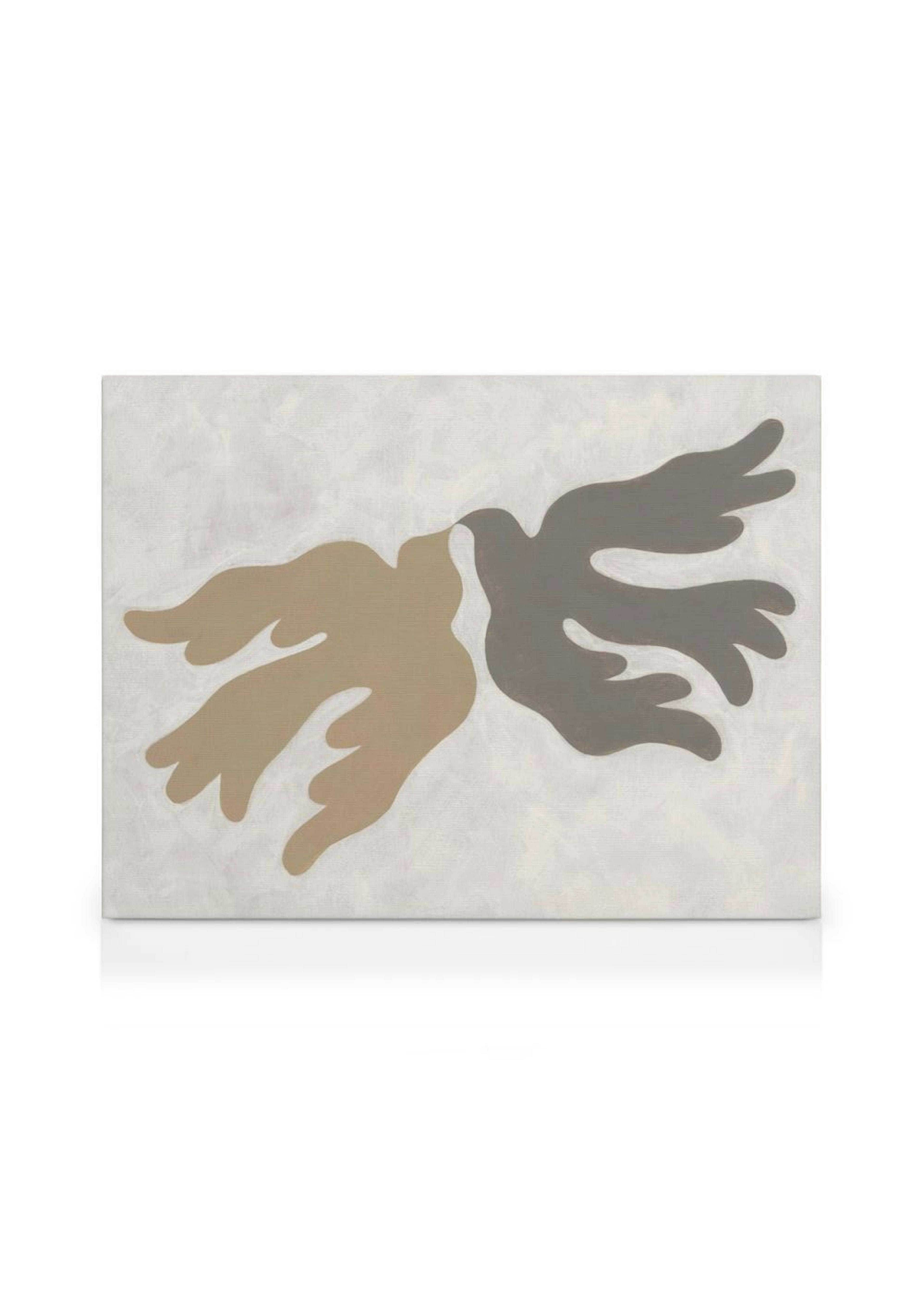 Reflecting Doves Toile