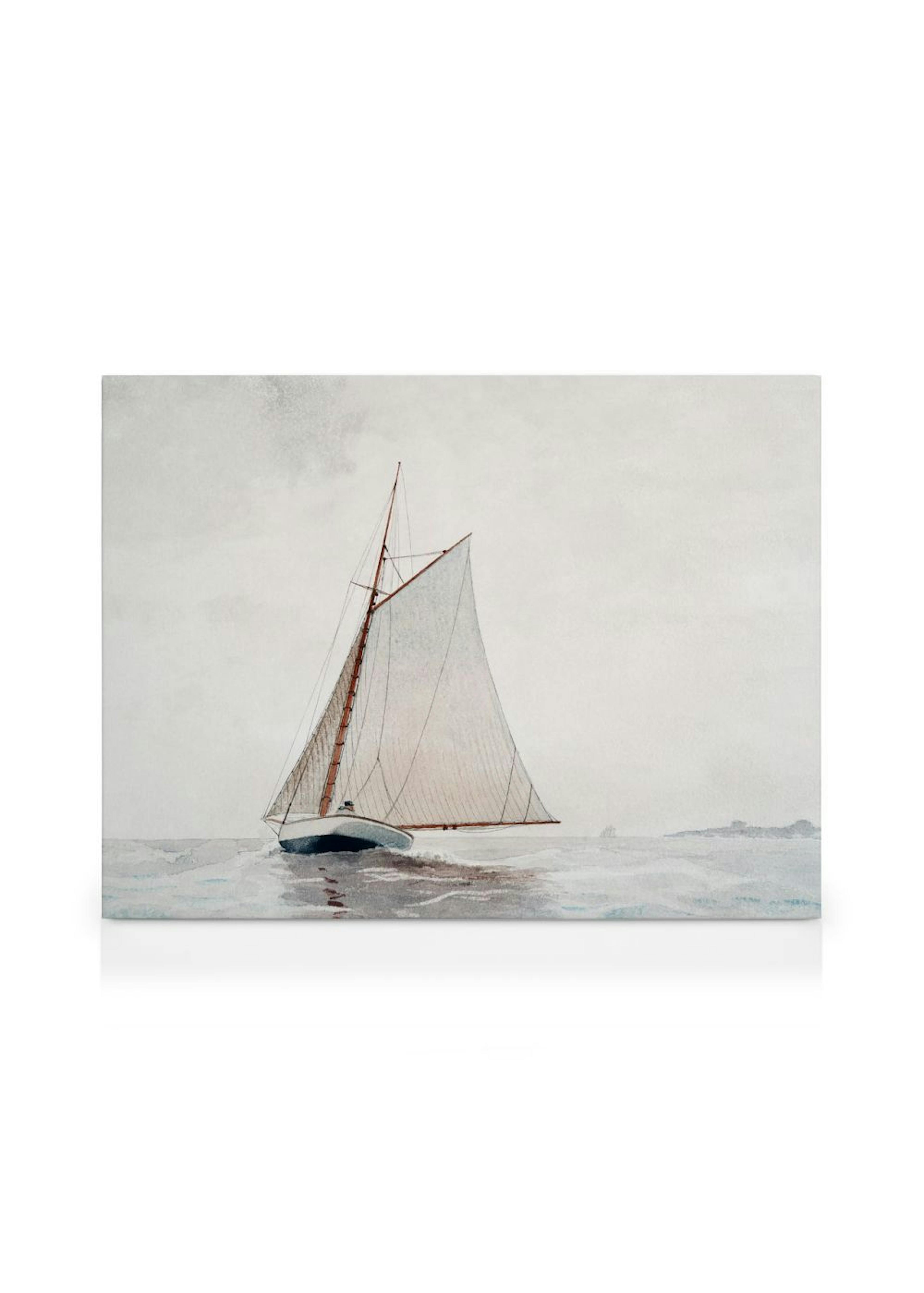 Winslow Homer - Sailing off Gloucester Canvas