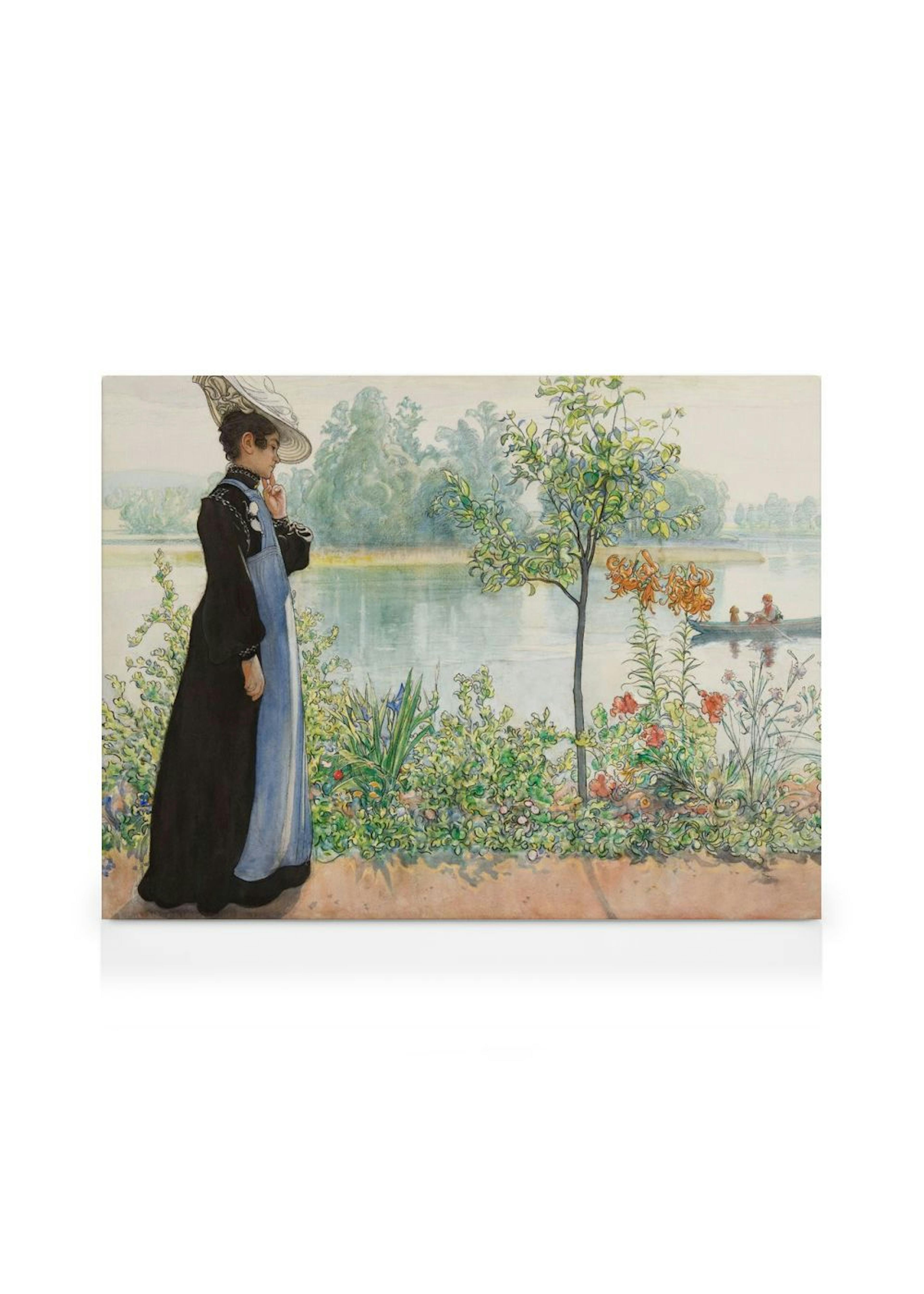 Carl Larsson - Karin by the Shore Canvastavla