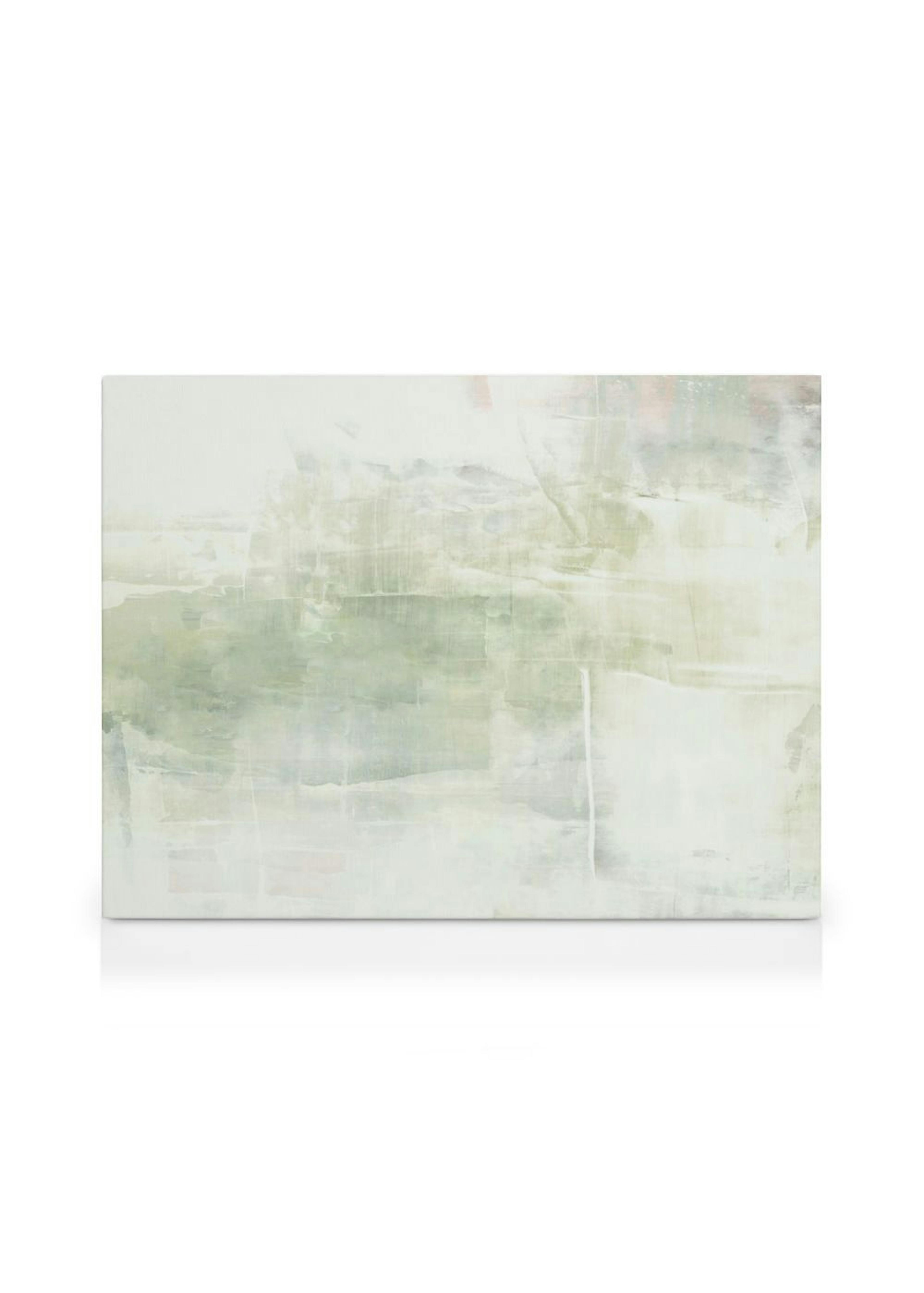 Green Abstract Painting Leinwandbild