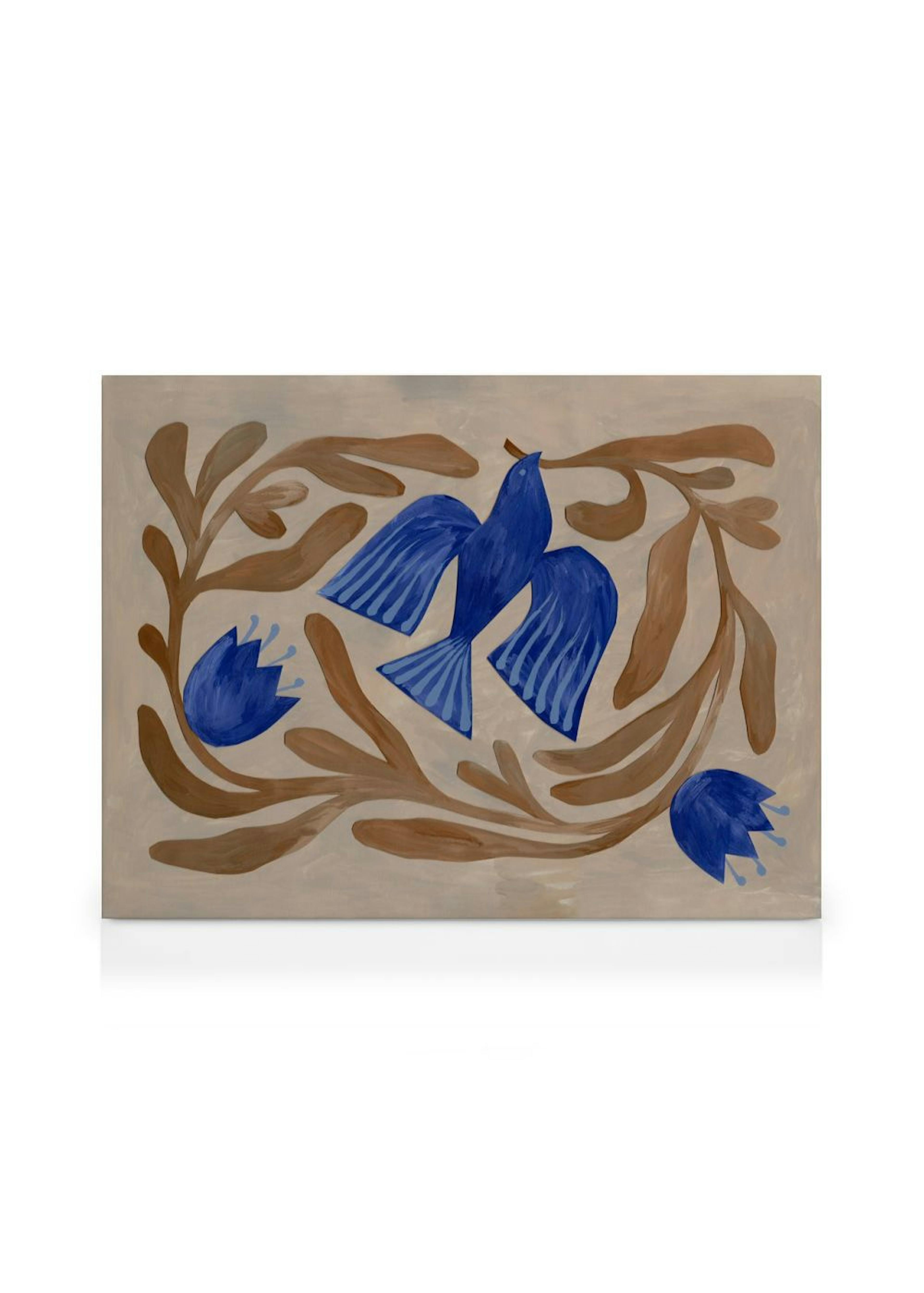 Bird and Branches Canvastavla