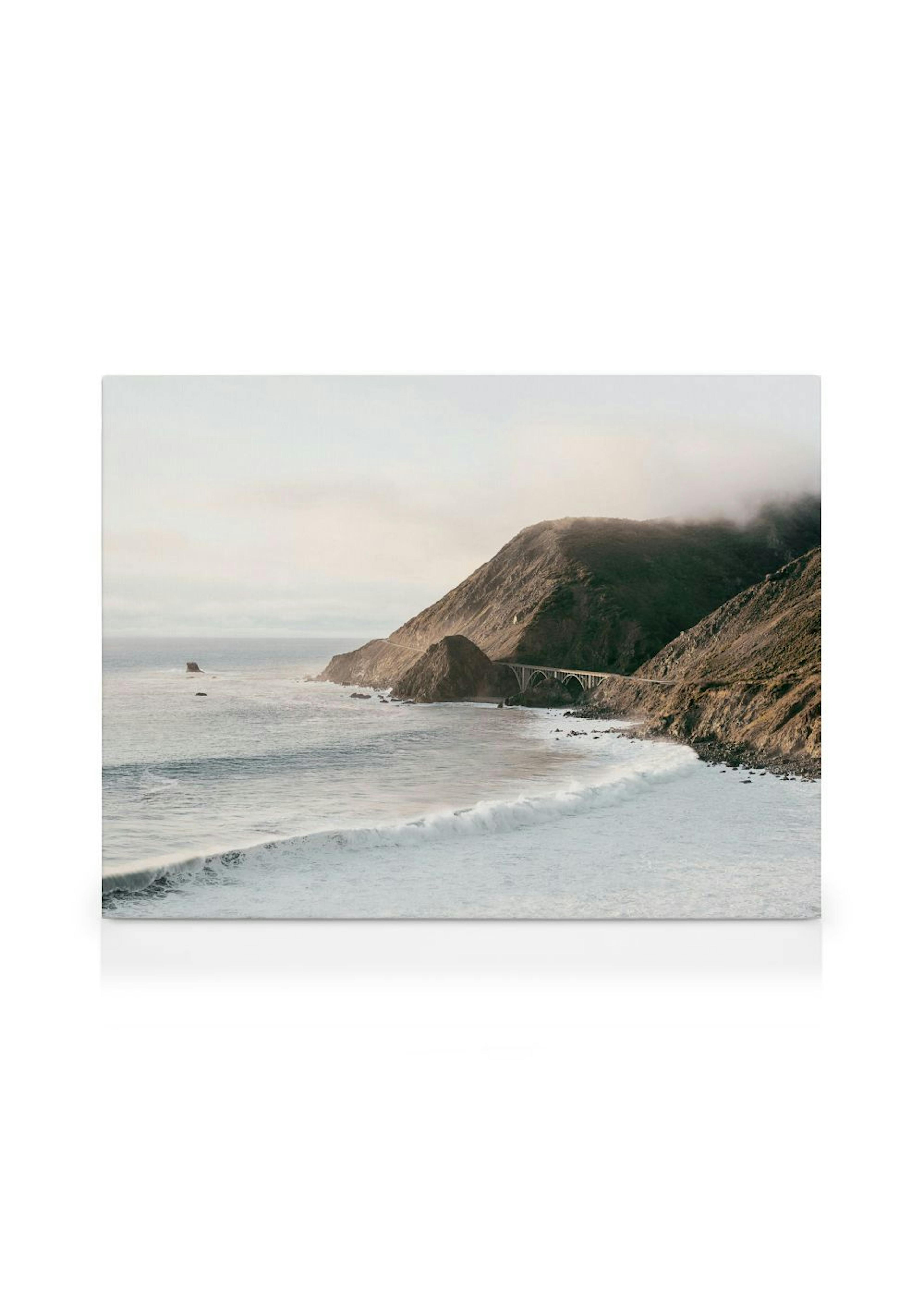 Sunset over Big Sur Canvas print